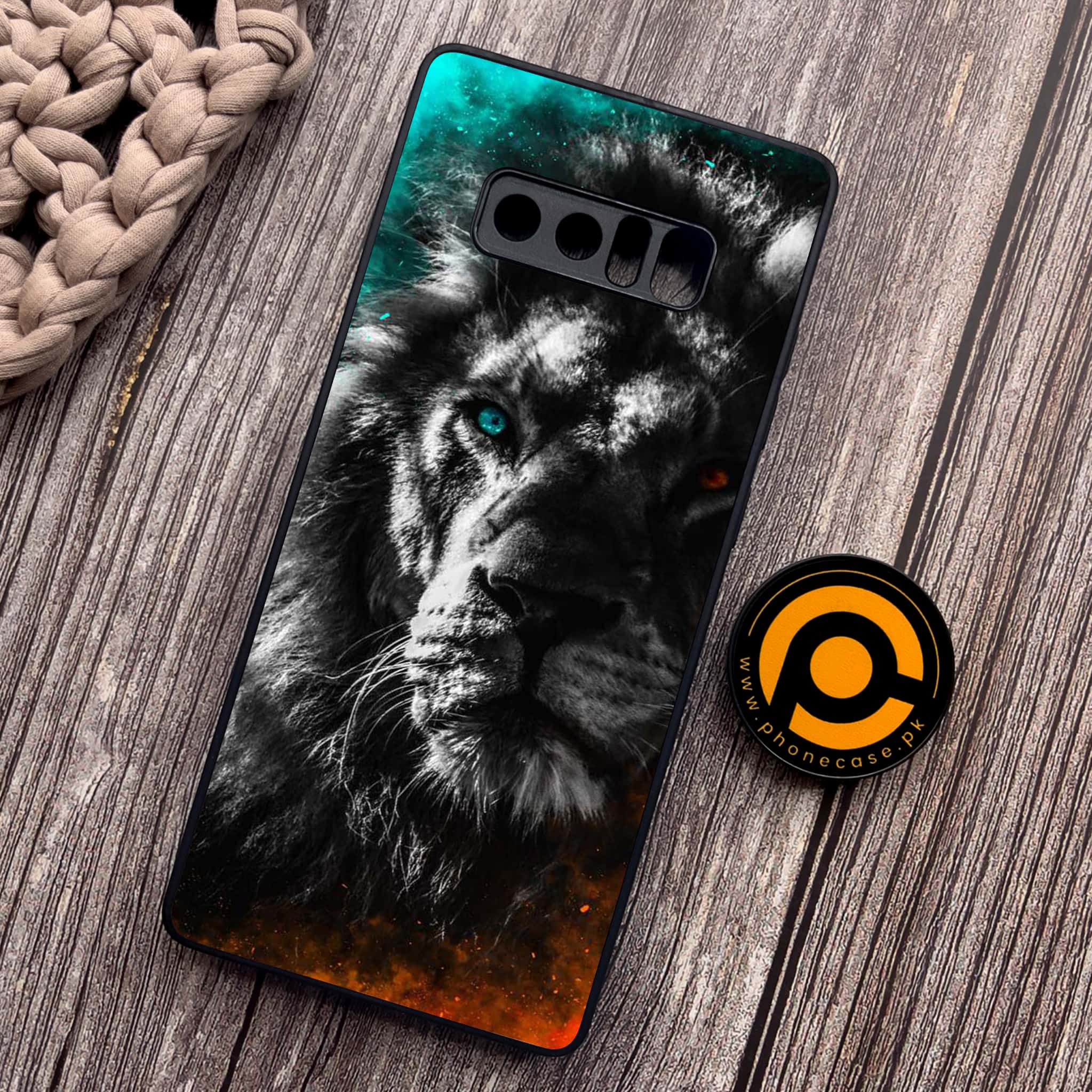 Samsung Galaxy Note 8 Tiger Art  Series Premium Metal Printed soft Bumper shock Proof Case