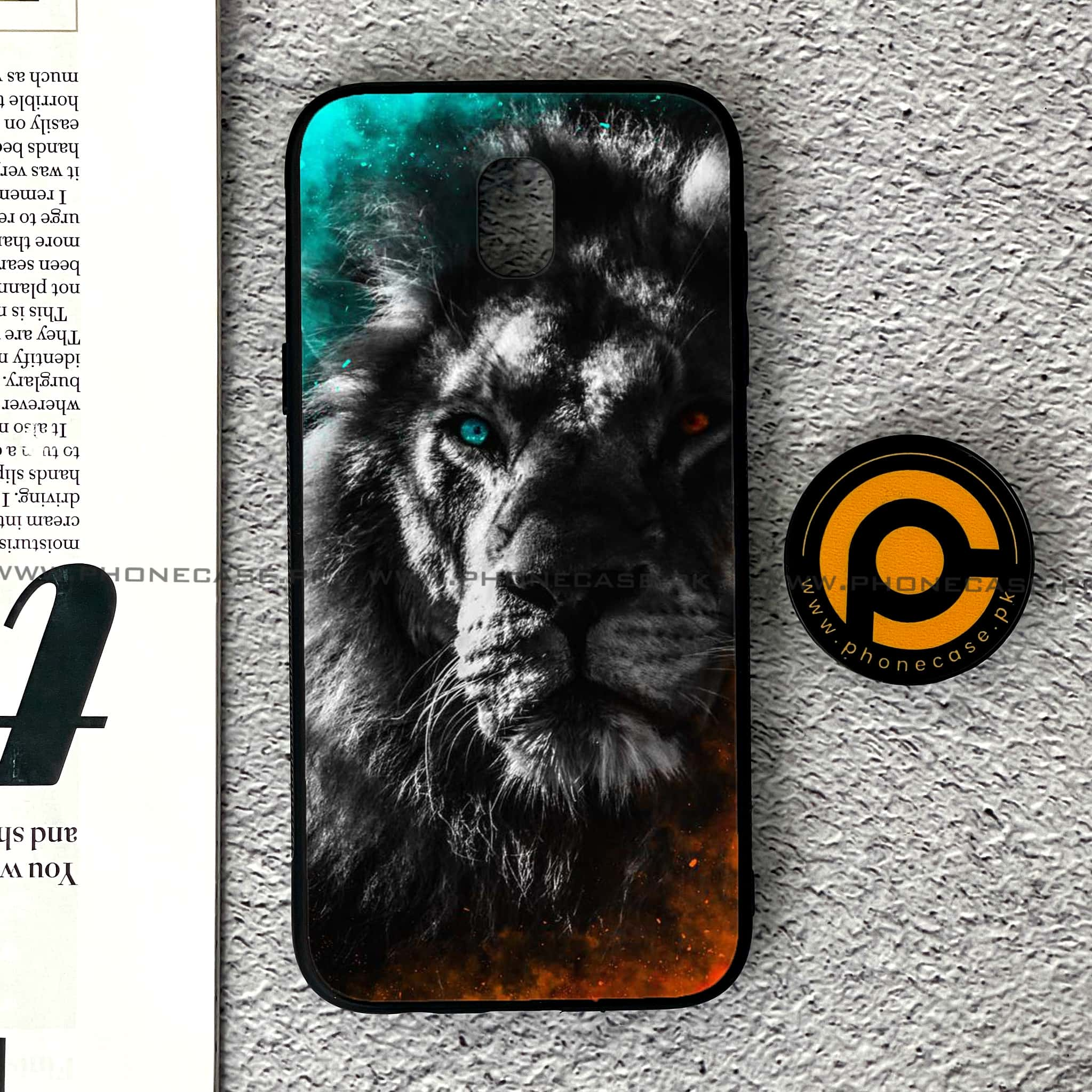 Samsung Galaxy J5 Pro 2017 - Tiger Series - Premium Printed Metal soft Bumper shock Proof Case