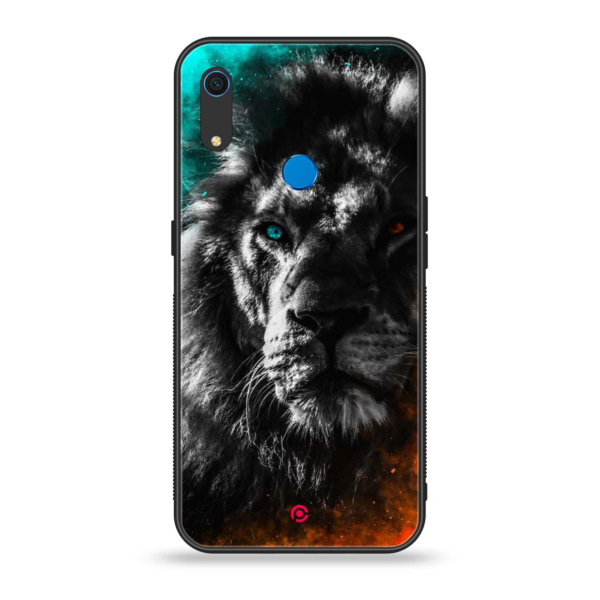 Huawei Y6s - Tiger Series - Premium Printed Metal soft Bumper shock Proof Case