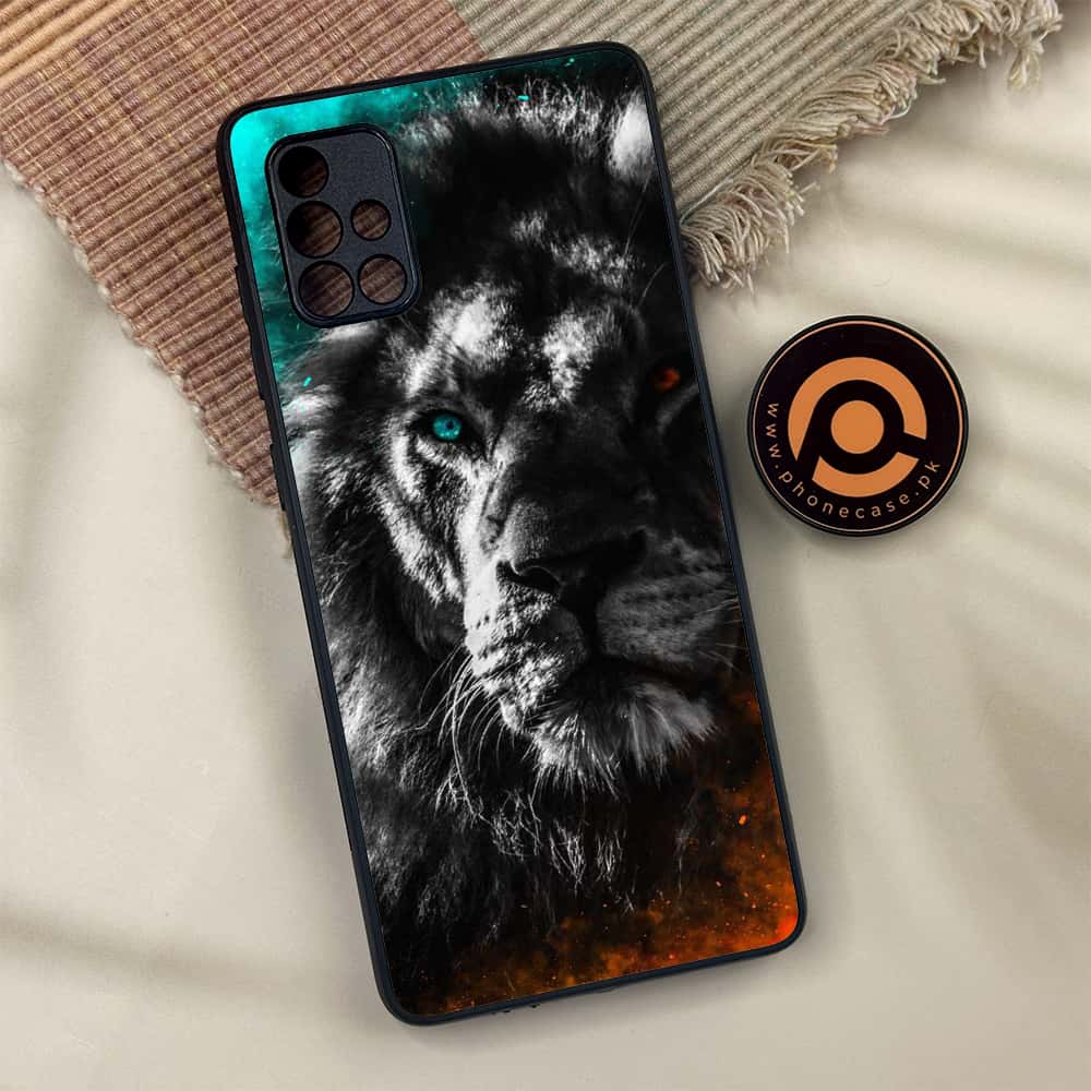 Samsung Galaxy A71 -  Tiger Art Series - Premium Metal Printed soft Bumper shock Proof Case