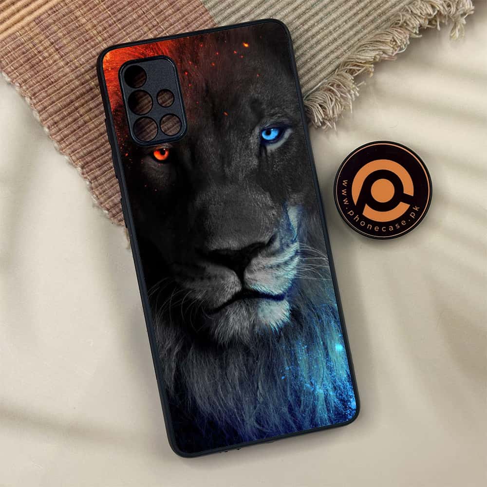 Samsung Galaxy A71 -  Tiger Art Series - Premium Metal Printed soft Bumper shock Proof Case