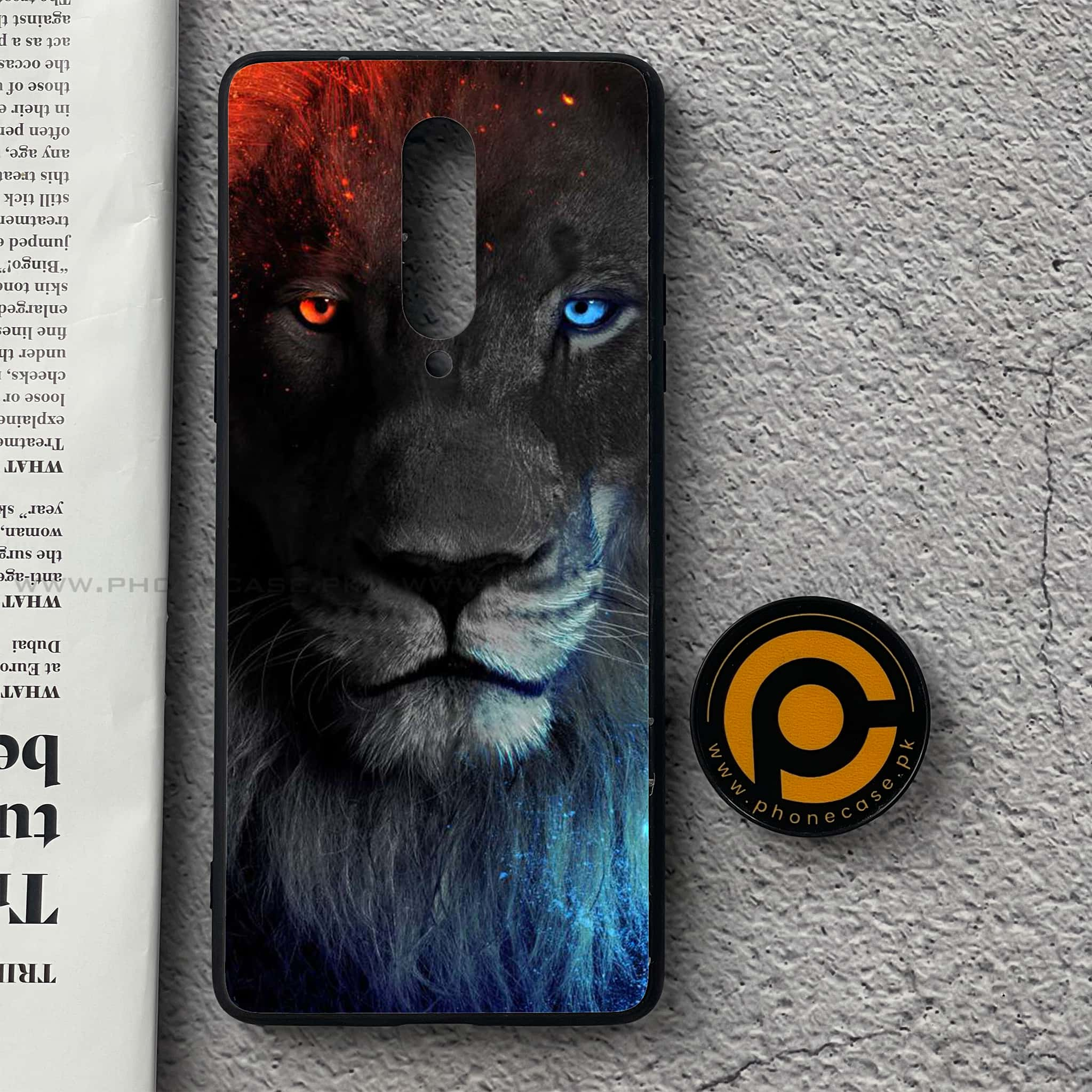 OnePlus 8 - Tiger Art  Series - Premium Printed Glass soft Bumper shock Proof Case