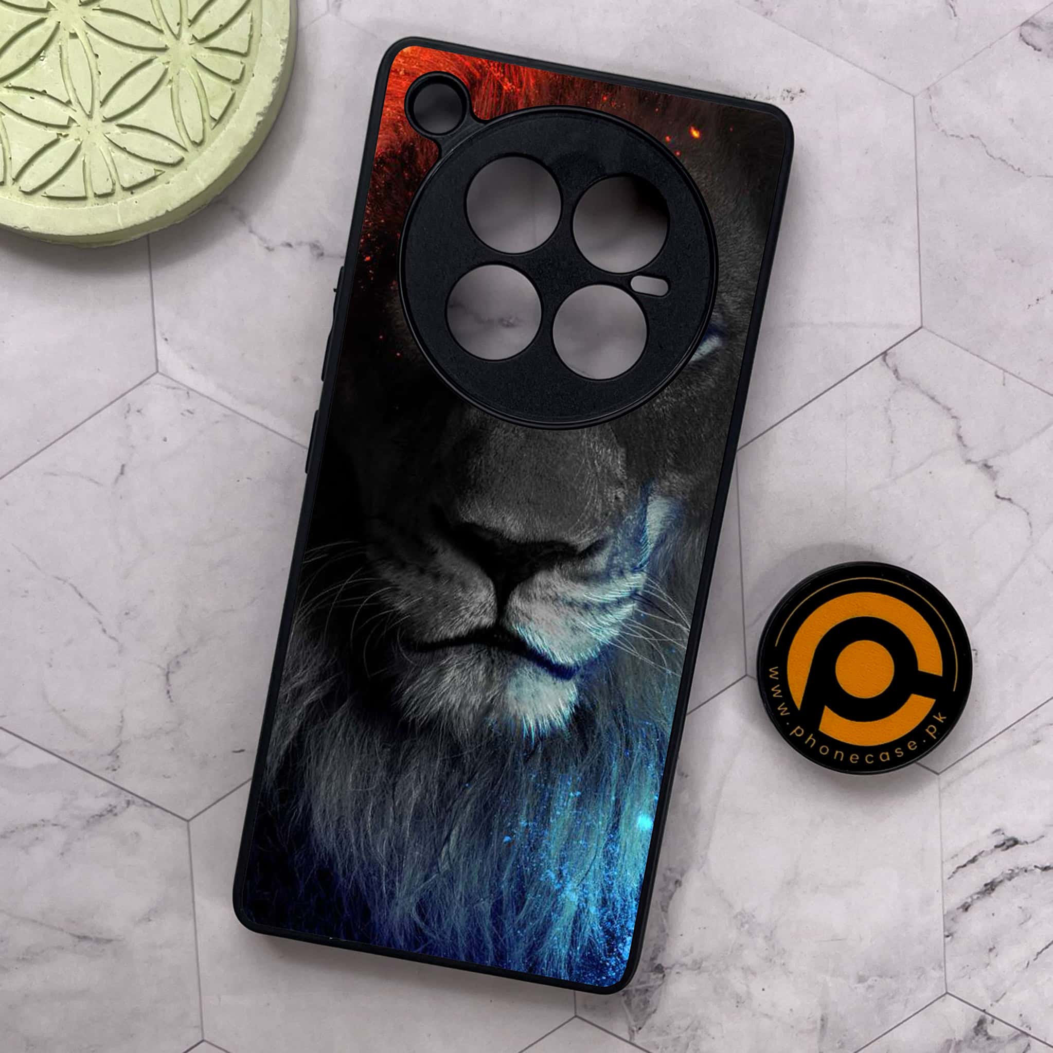 Infinix Zero 40 5G - Tiger Series - Premium Metal Printed soft Bumper shock Proof Case