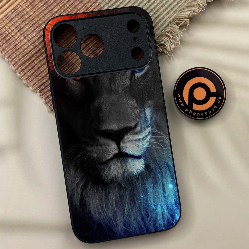 iPhone 17 Pro Max - Tiger Series - Premium Metal Printed soft Bumper shock Proof Case