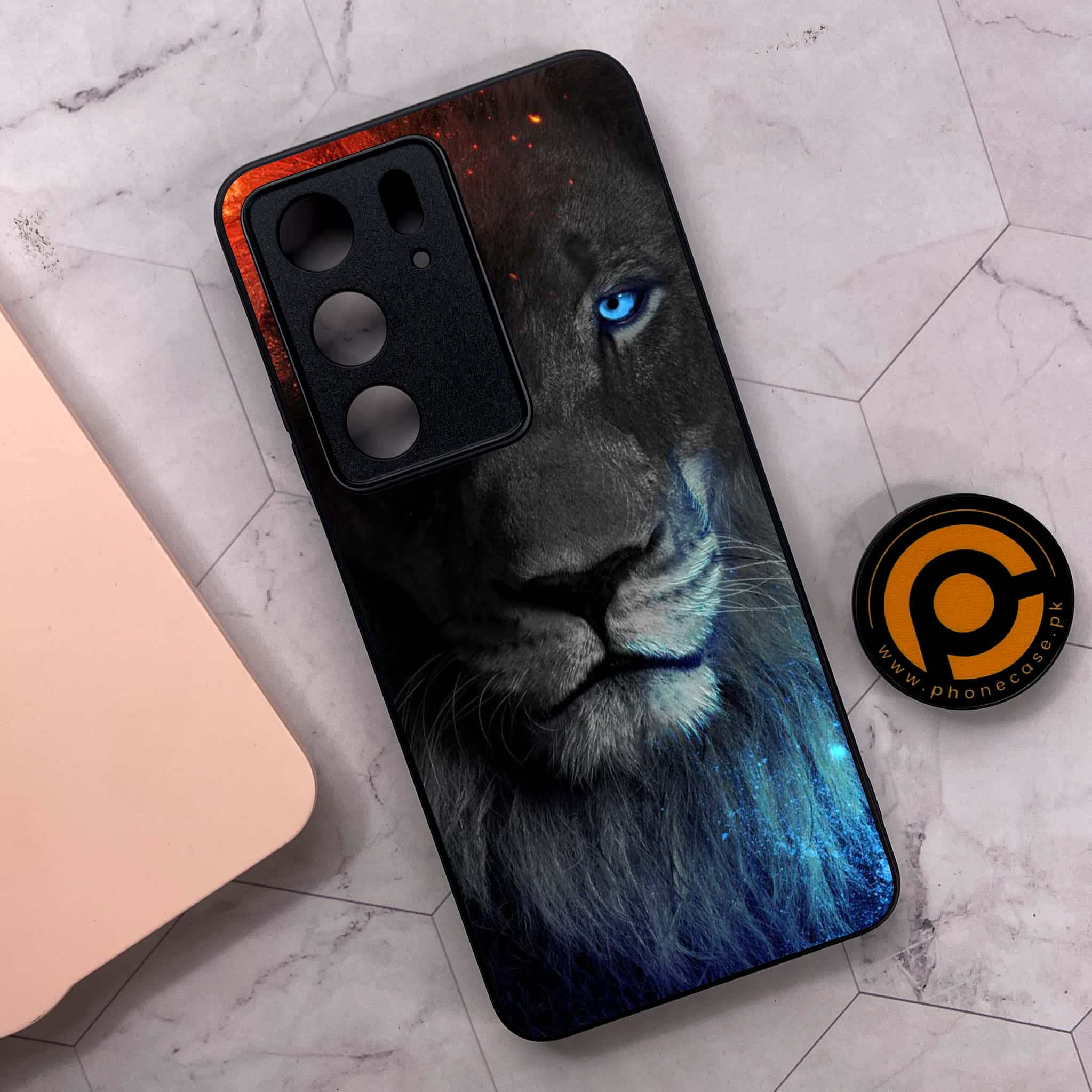 Realme C75x 4G - Tiger Series - Premium Metal Printed soft Bumper shock Proof Case