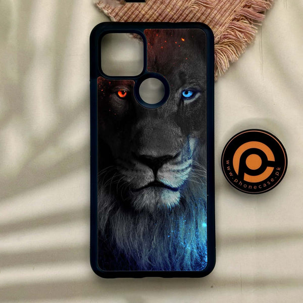 Google Pixel 4a 5G - Tiger Design 4 - Premium Metal Printed Soft Bumper Shock Proof Case