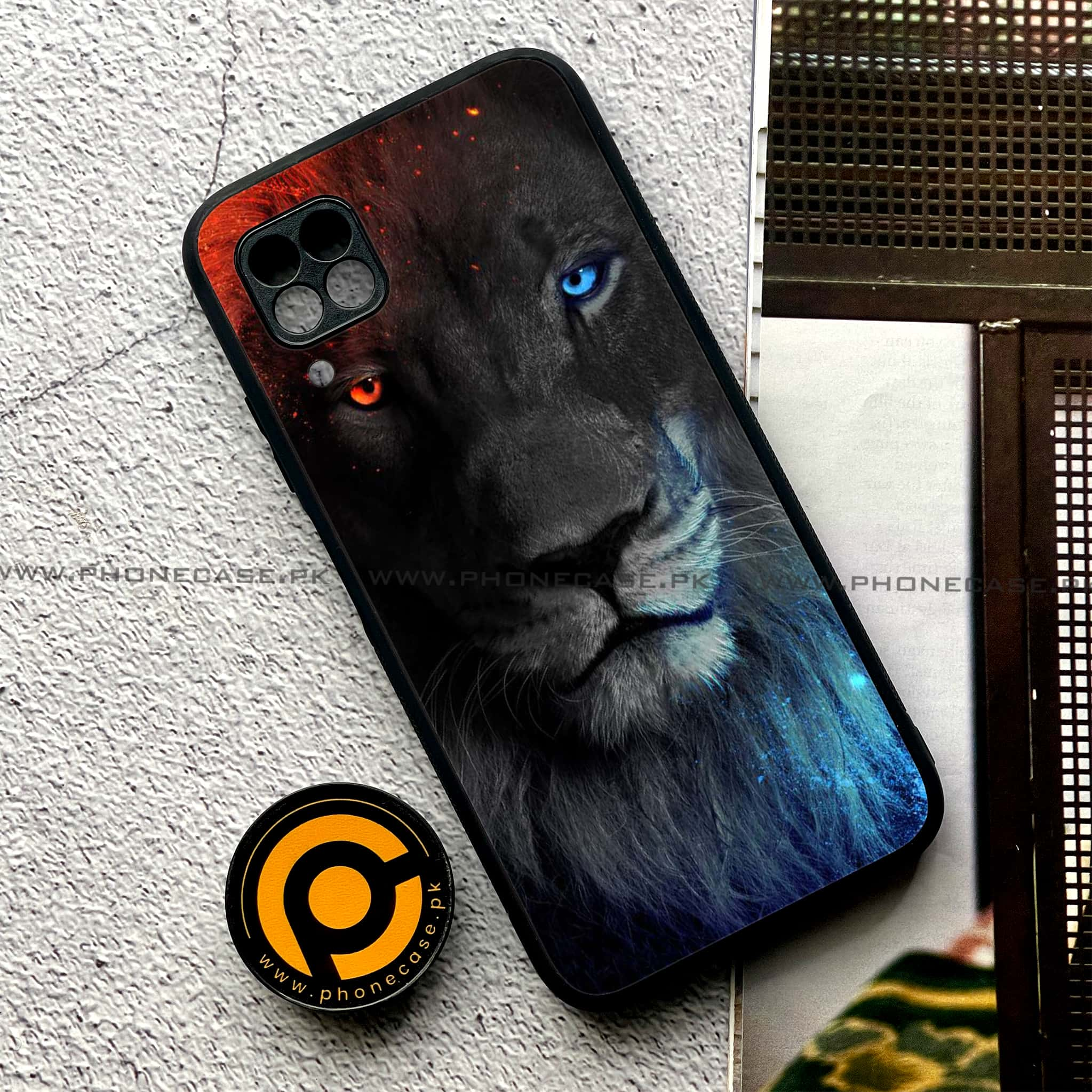 Huawei P40 Lite - Tiger Series - Premium Printed Glass soft Bumper shock Proof Case