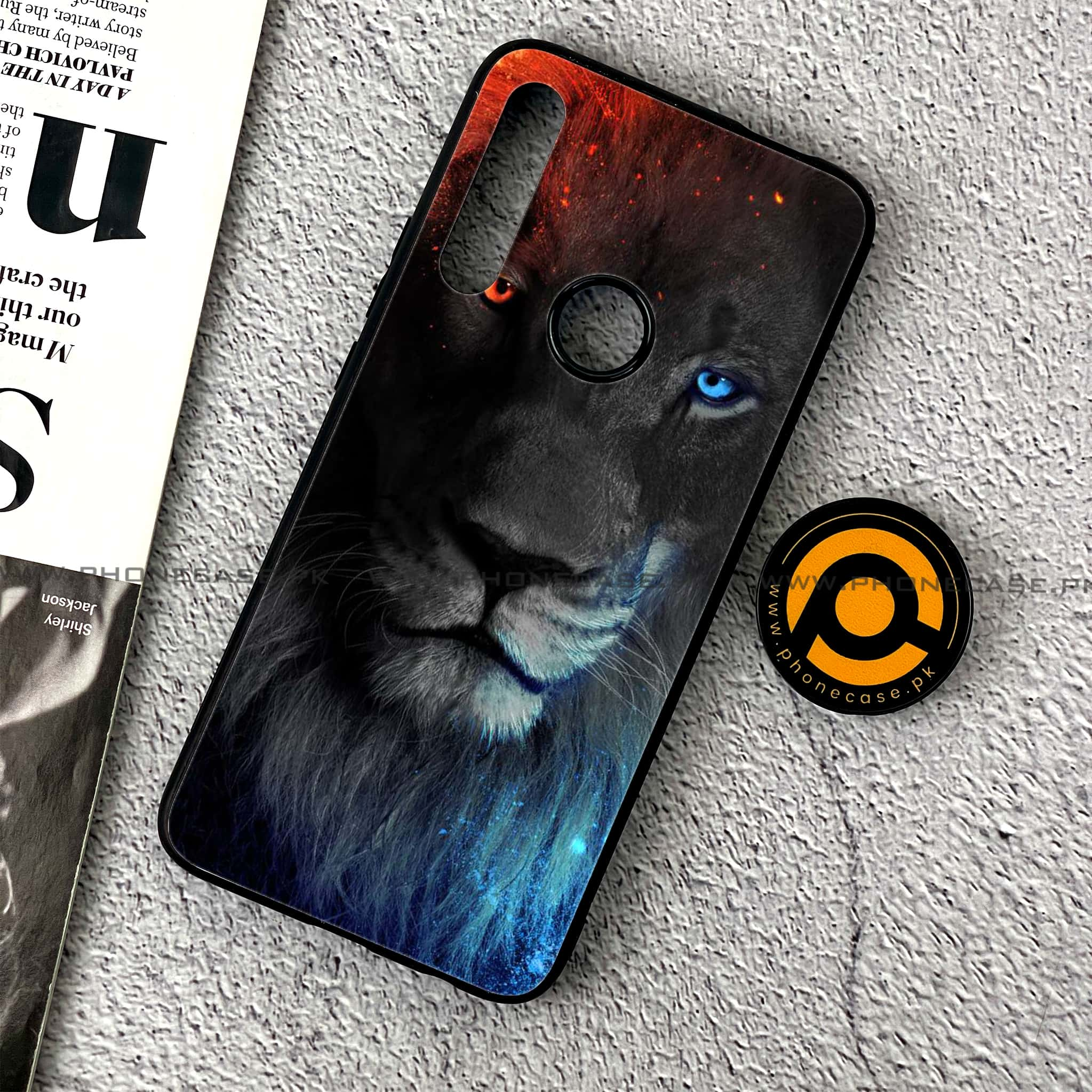 Huawei Y9 Prime (2019) - Tiger Art Series - Premium Printed Glass soft Bumper shock Proof Case