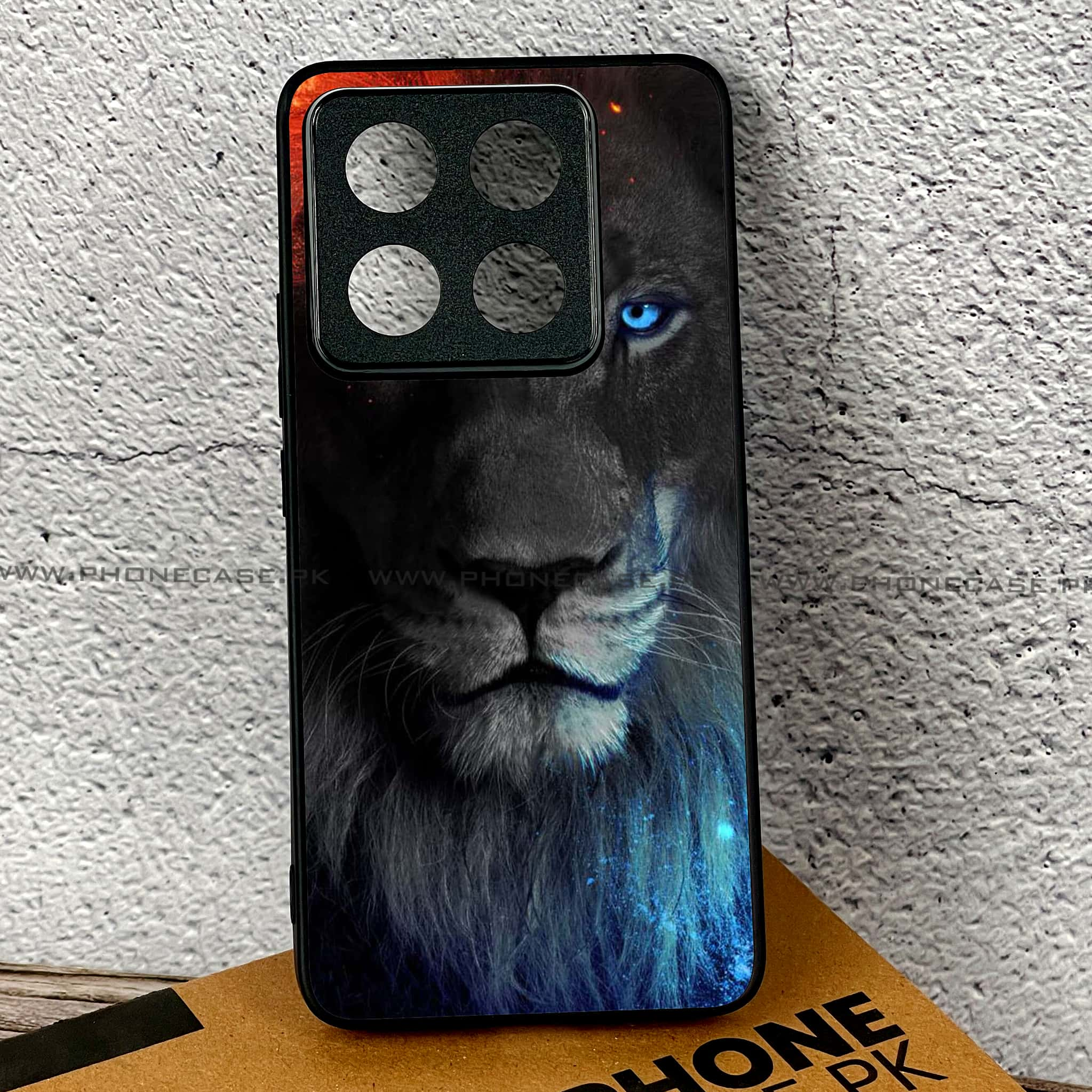 Xiaomi 14T Pro - Tiger Series - Premium Printed Glass soft Bumper shock Proof Case