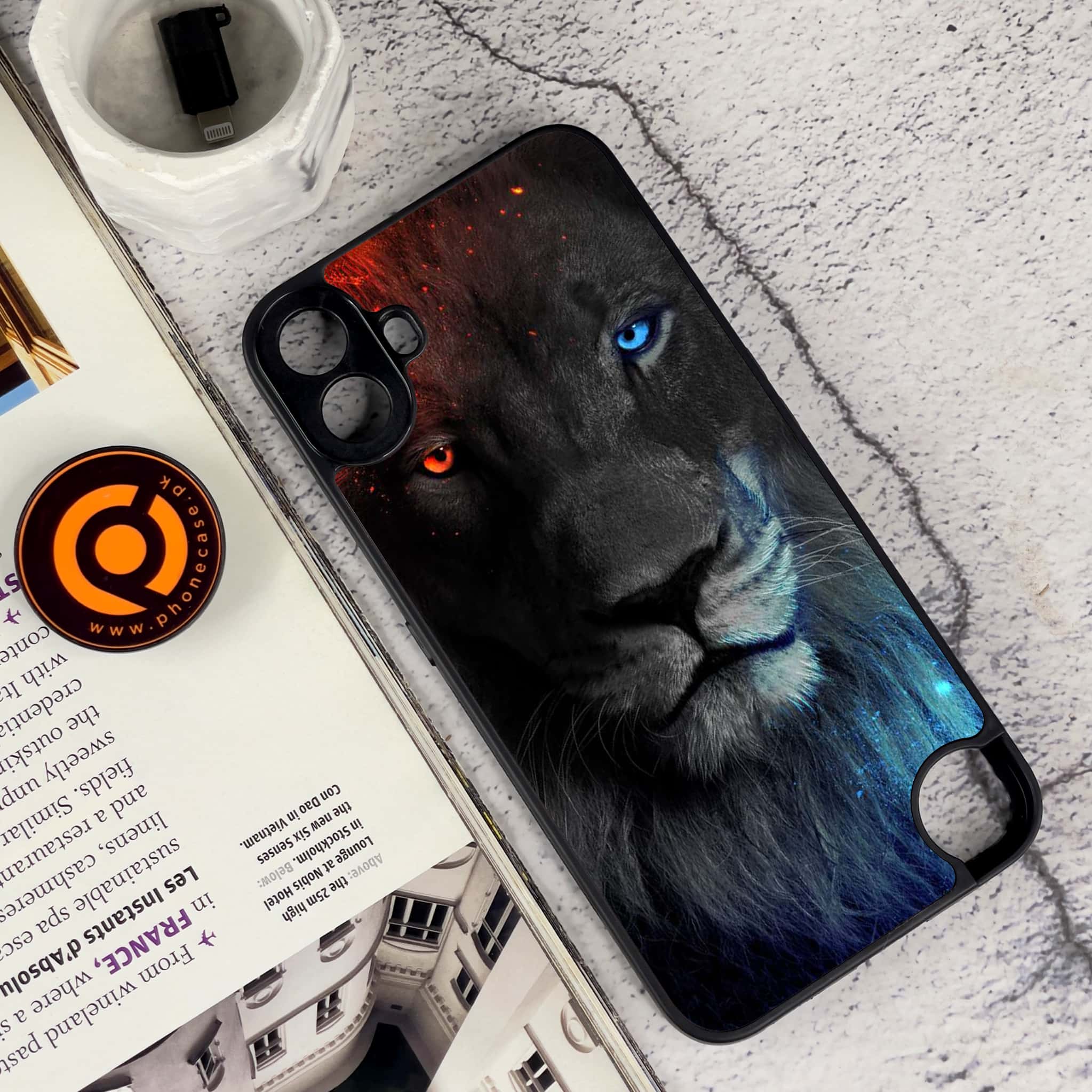 Nothing CMF Phone 1 - Tiger Series - Premium Metal Printed soft Bumper Shock Proof Case