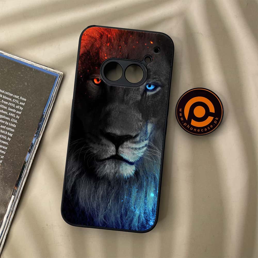 Nothing Phone (2a) - Tiger Series - Premium Metal Printed soft Bumper Shock Proof Case
