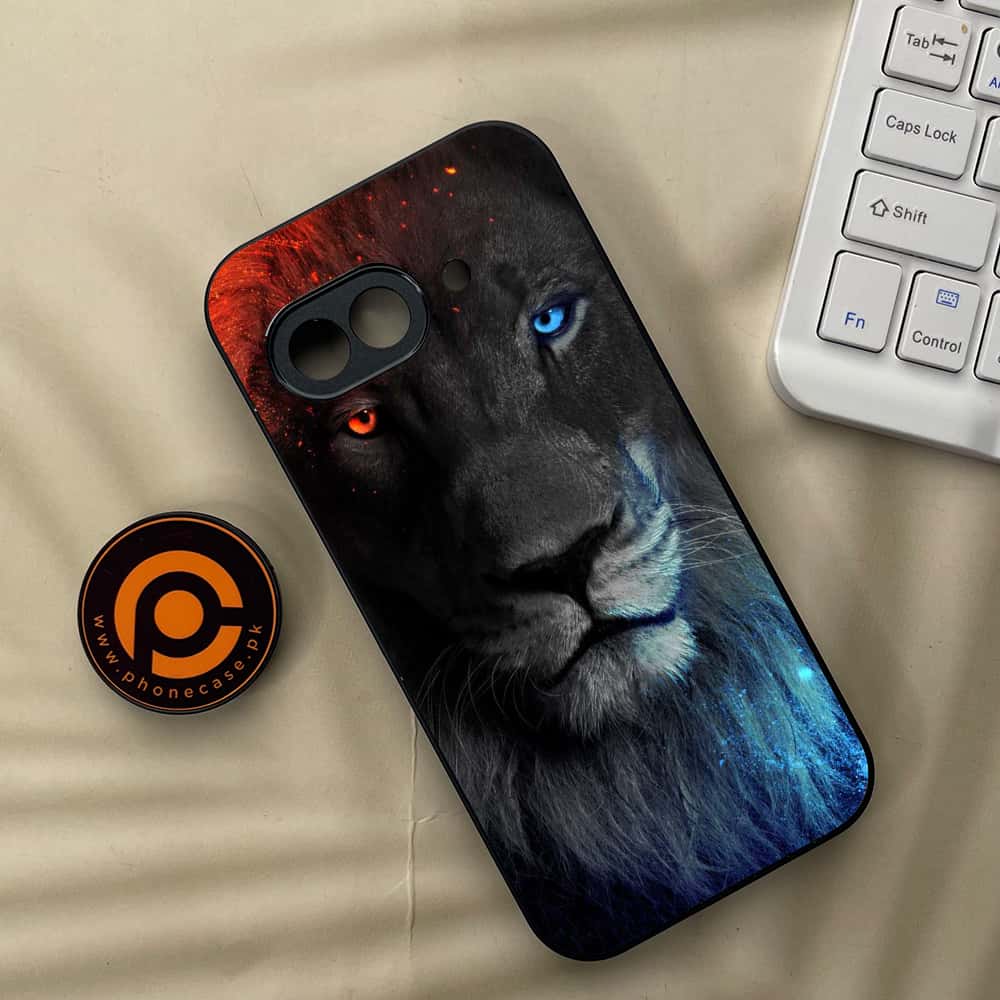 Google Pixel 9a - Tiger Series - Premium Metal Printed soft Bumper Shock Proof Case