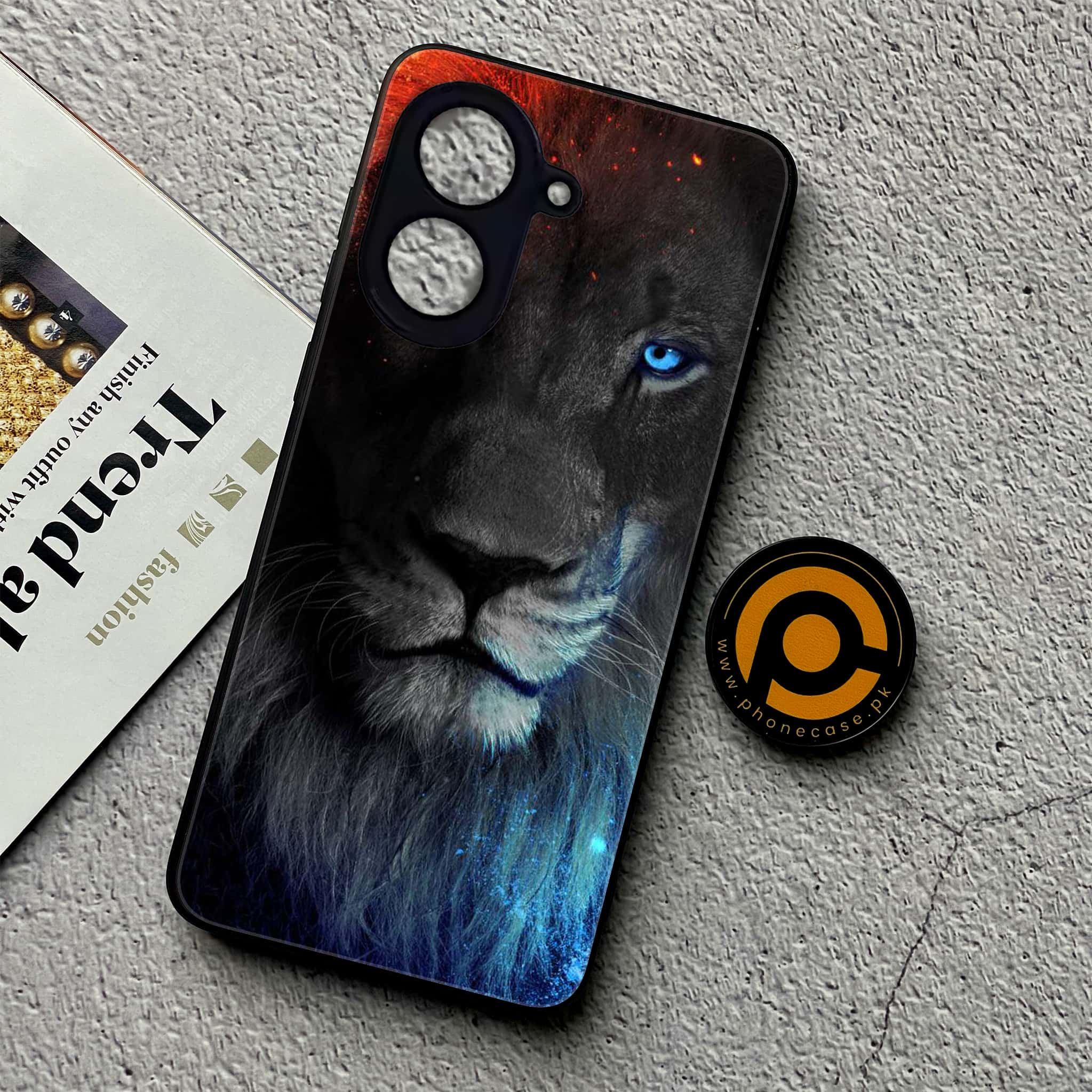 Xiaomi Redmi A5 - Tiger Series - Premium Metal Printed soft Bumper shock Proof Case