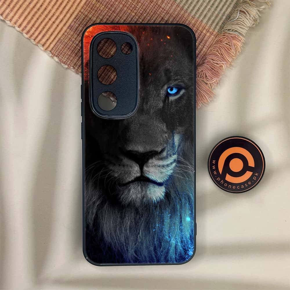 Tecno Spark 40 Pro Plus - Tiger Series - Premium Metal Printed soft Bumper shock Proof Case