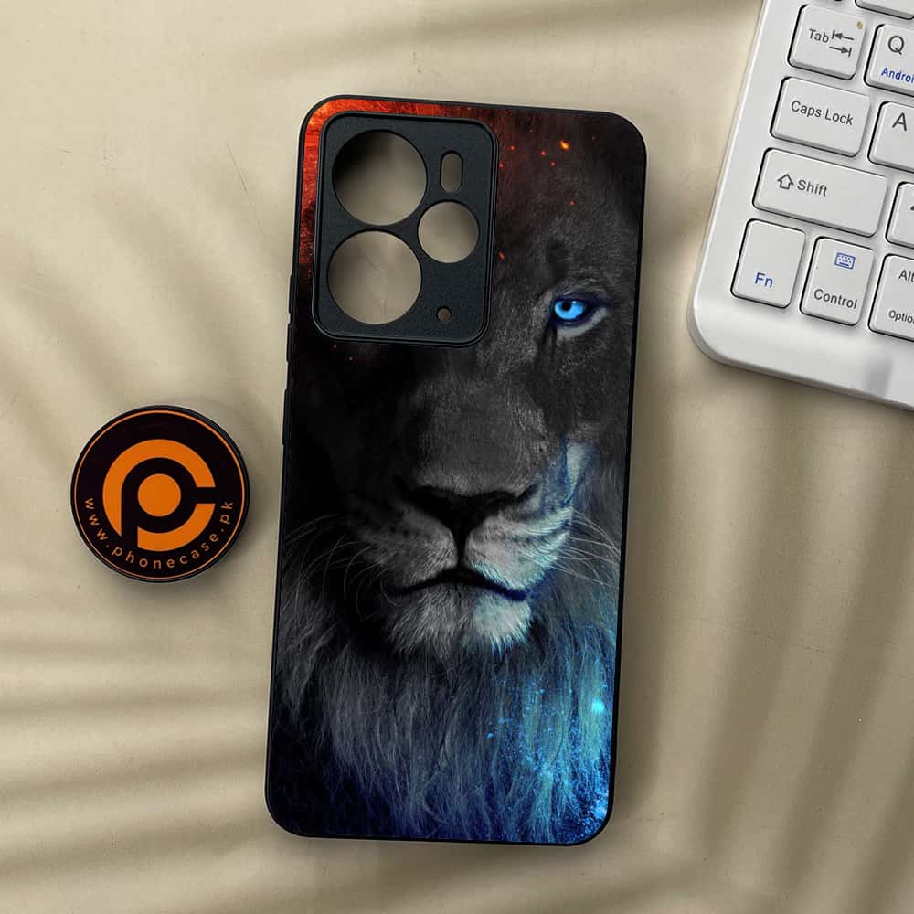 Realme 14T 5G - Tiger Series - Premium Metal Printed soft Bumper Shock Proof Case