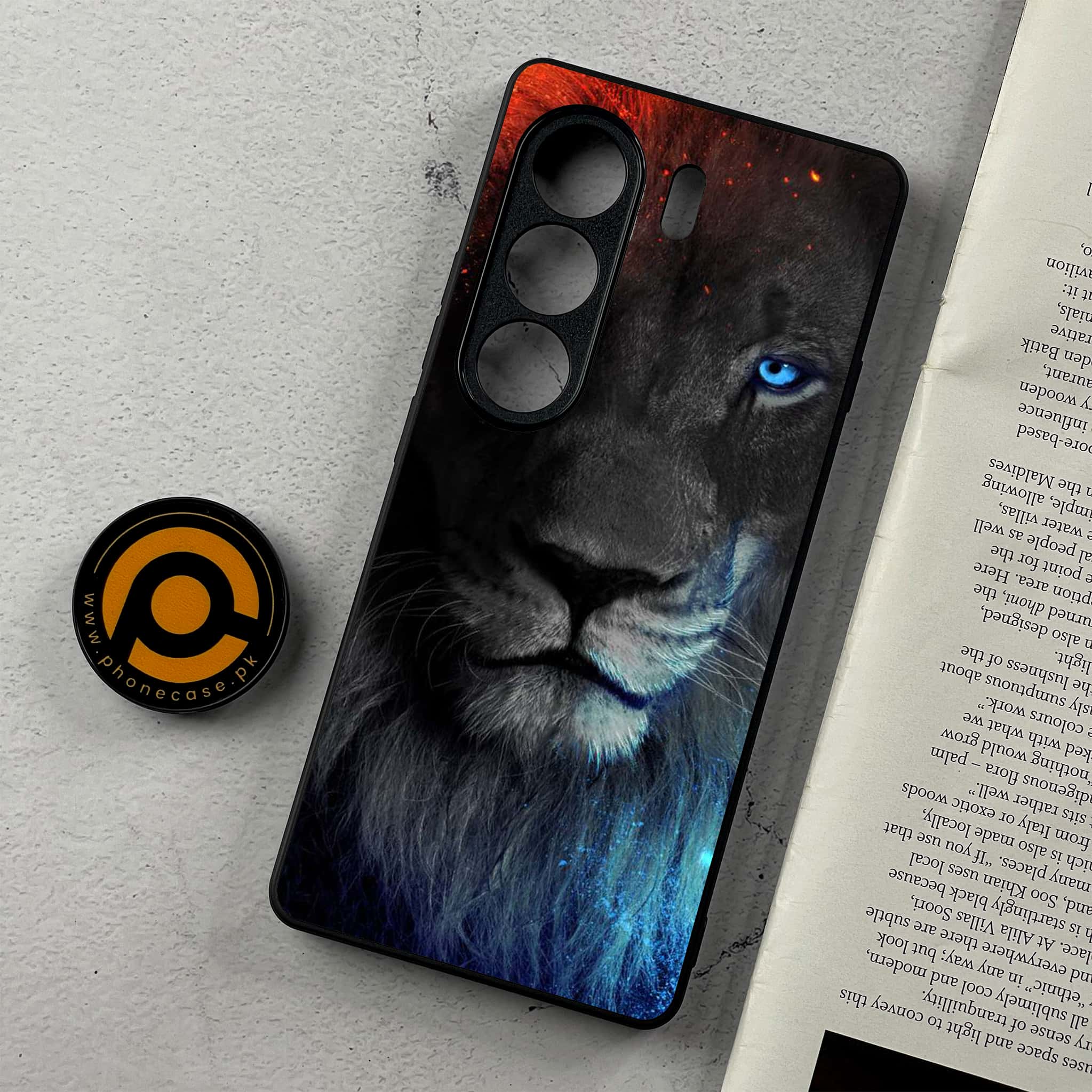 Tecno Camon 40 - Tiger Series - Premium Metal Printed Soft Bumper Shockproof Case