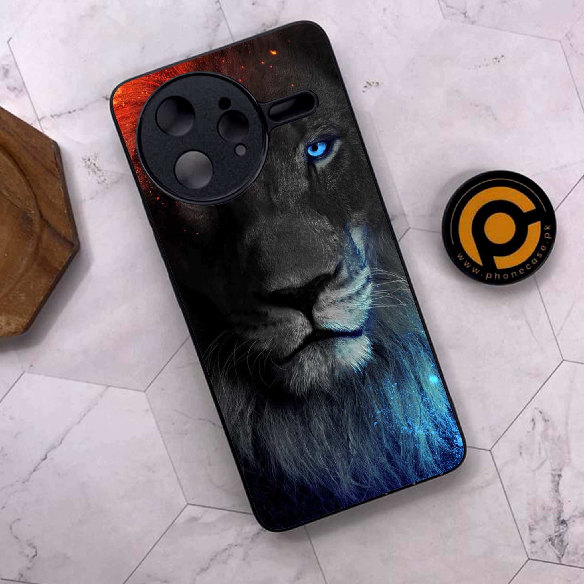 Xiaomi Poco F7 Ultra 5G - Tiger Series - Premium Metal Printed soft Bumper shock Proof Case