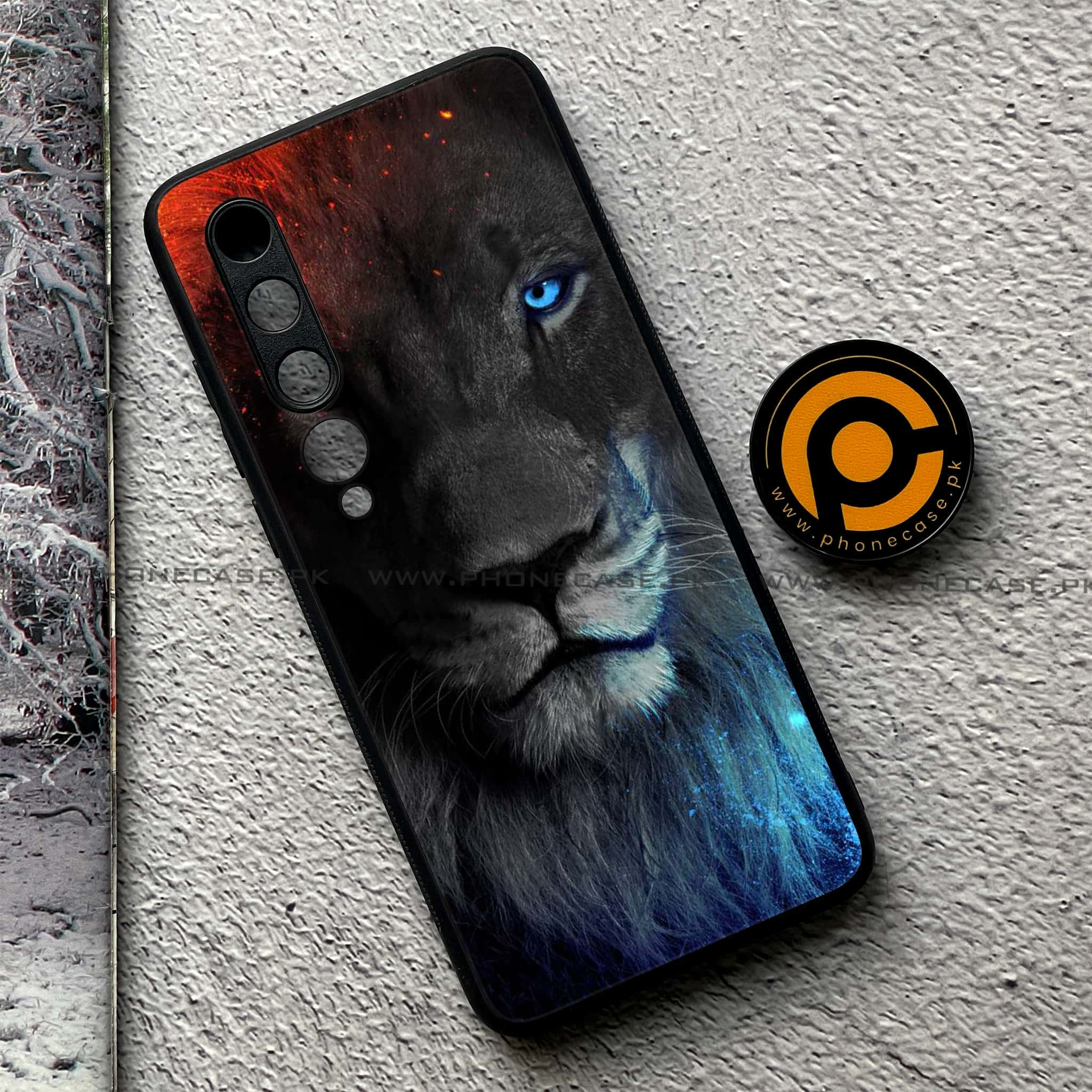 Xiaomi Mi 10 - Tiger Series - Premium Printed Glass soft Bumper shock Proof Case