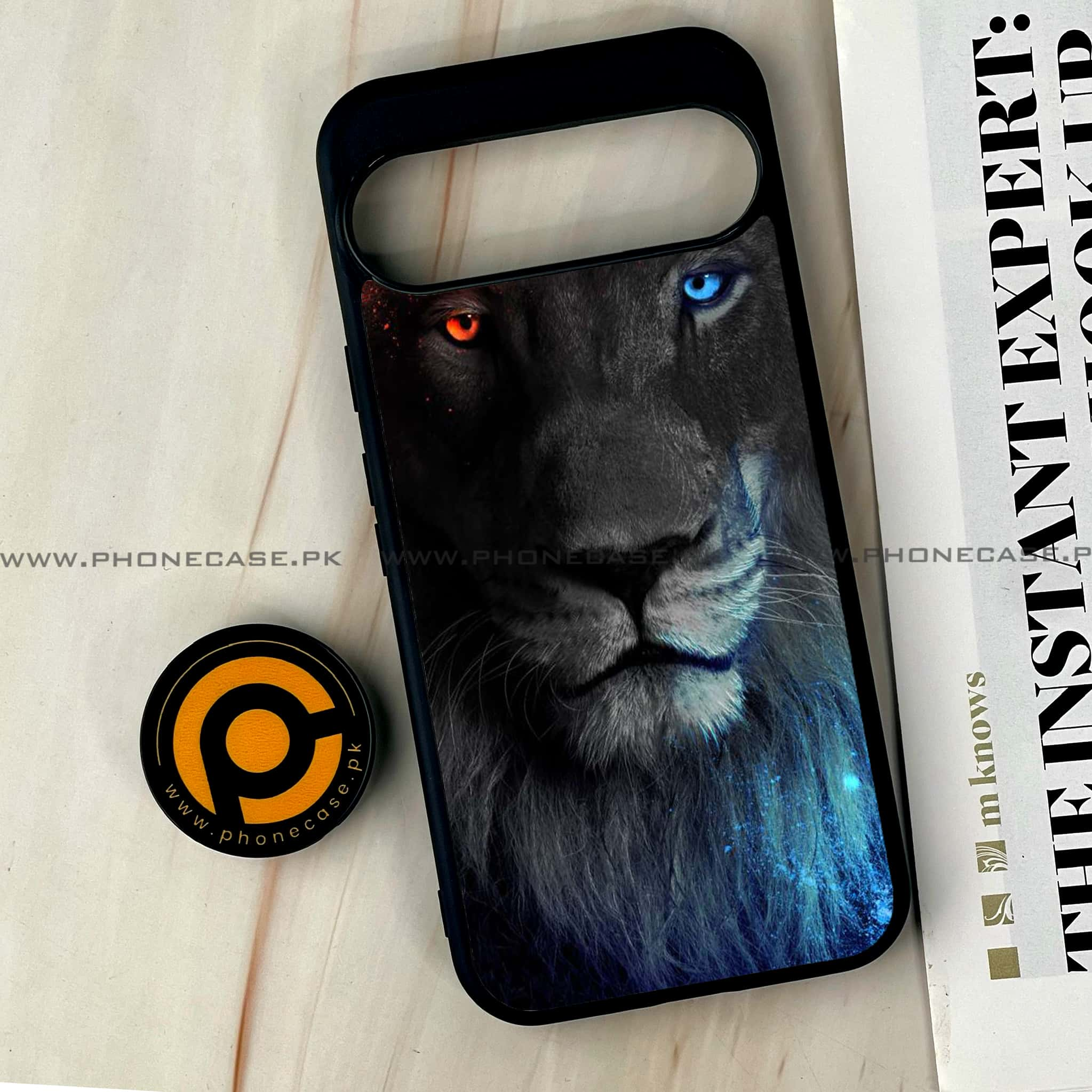 Google Pixel 9 Pro XL - Tiger Series - Premium Printed Glass soft Bumper shock Proof Case