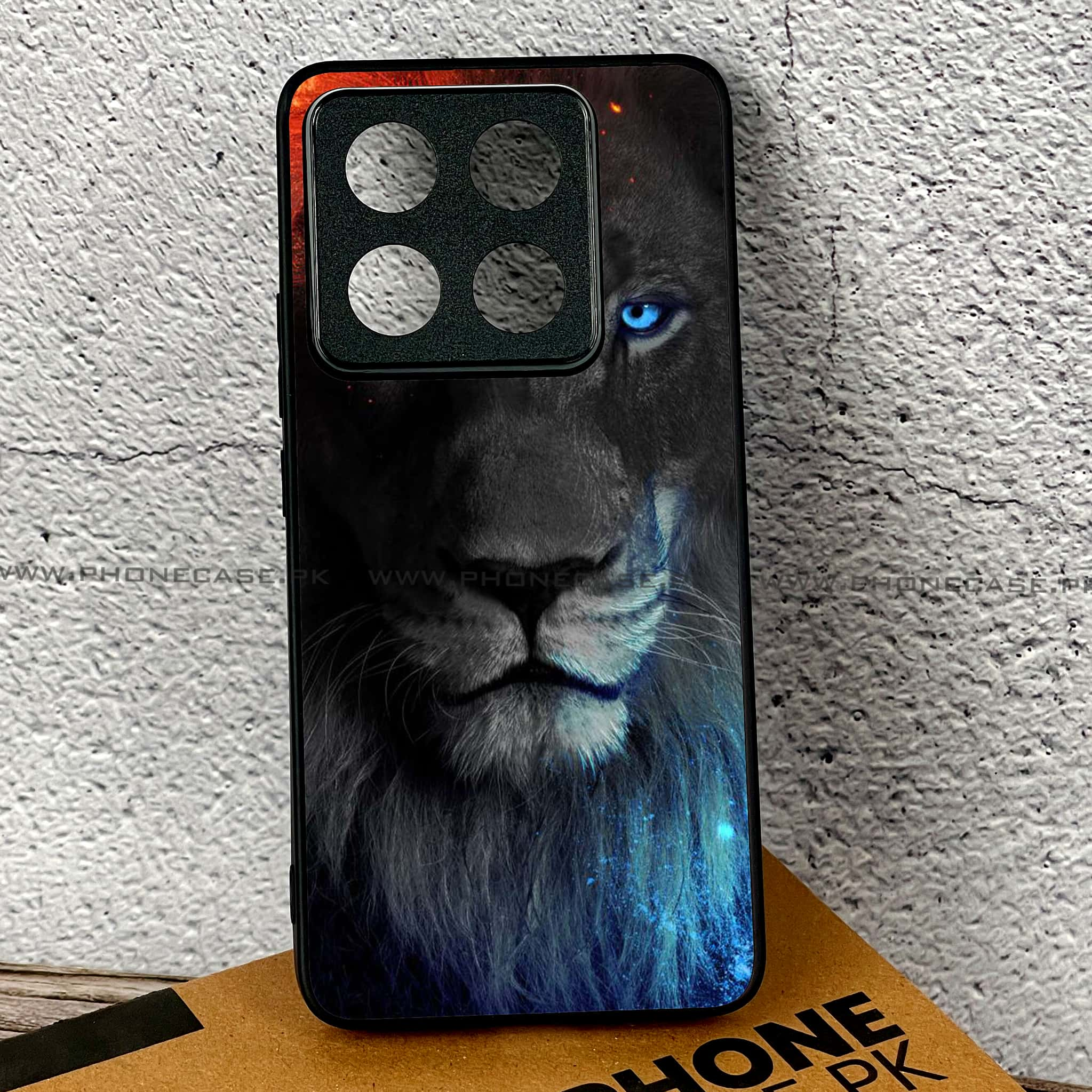 Xiaomi 14T - Tiger Series - Premium Printed Glass soft Bumper shock Proof Case