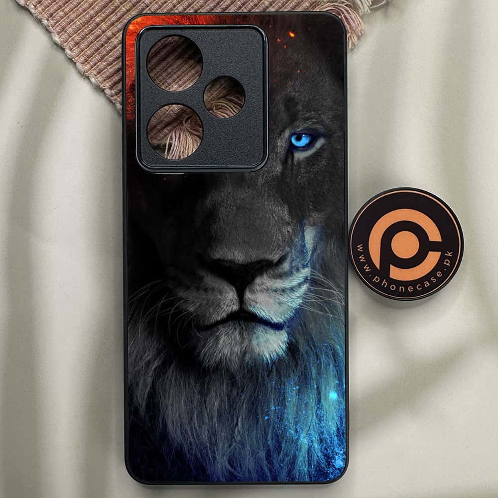 Realme GT 7 - Tiger Series - Premium Metal Printed soft Bumper shock Proof Case