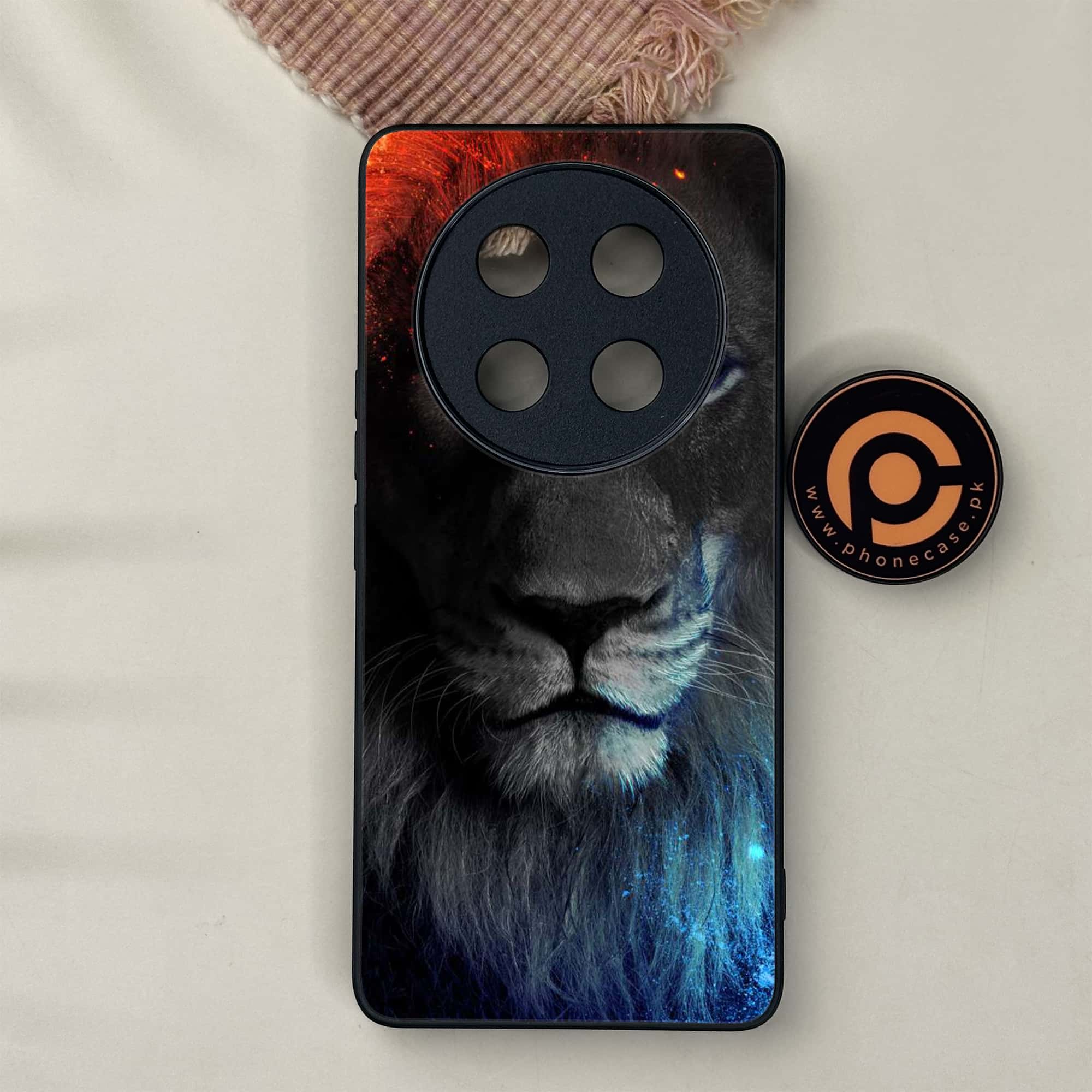 Honor X9c 5G - Tiger Series - Premium Metal Printed soft Bumper shock Proof Case