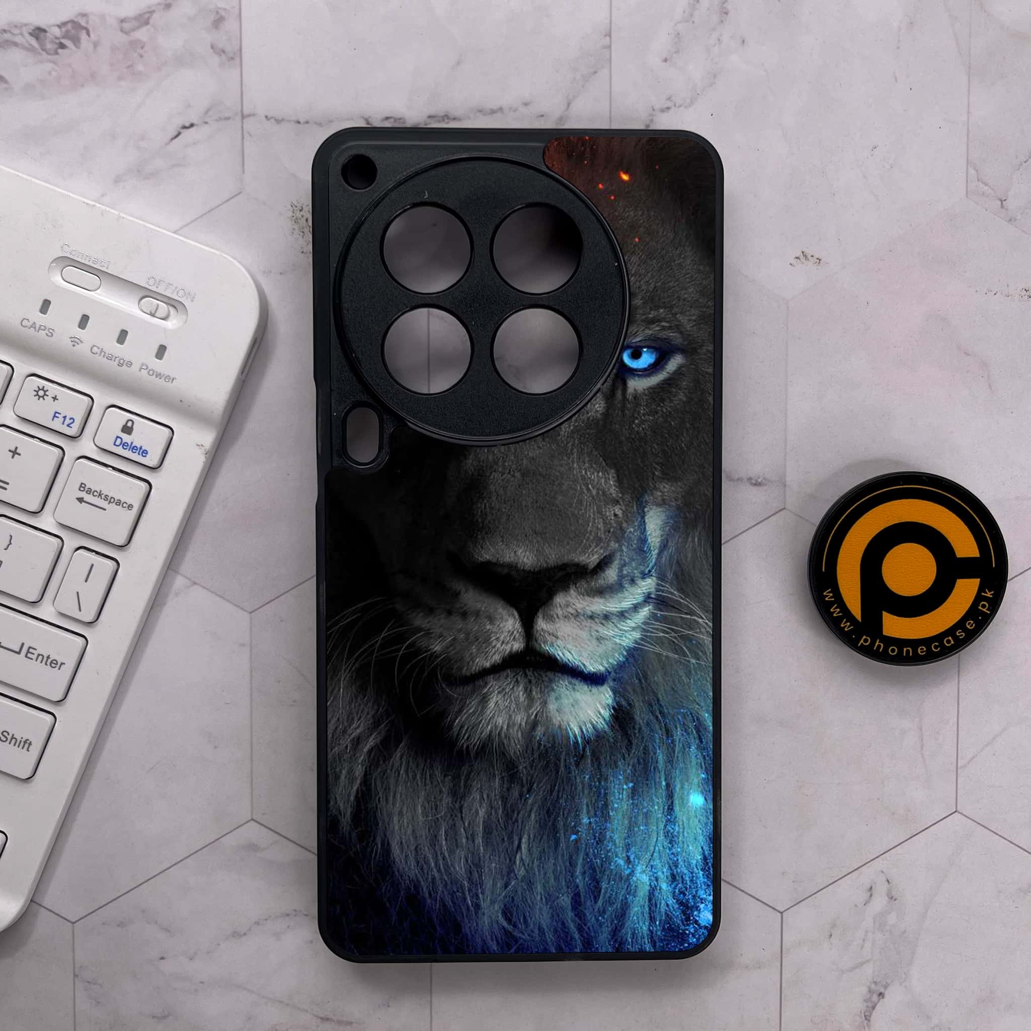 Tecno Camon 30 Premier - Tiger Series - Premium Metal Printed soft Bumper shock Proof Case