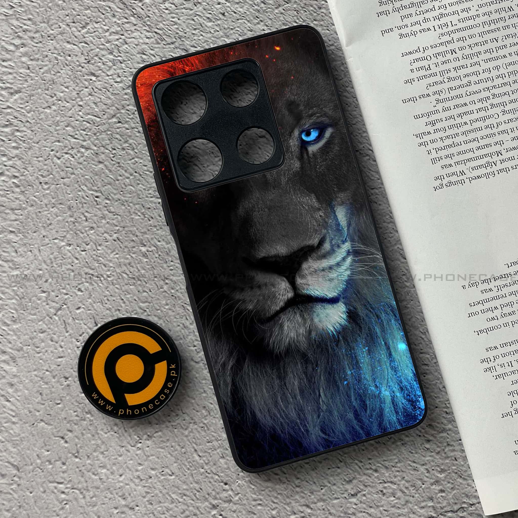 Infinix Note 30 Pro - Tiger Series - Premium Metal Printed soft Bumper shock Proof Case