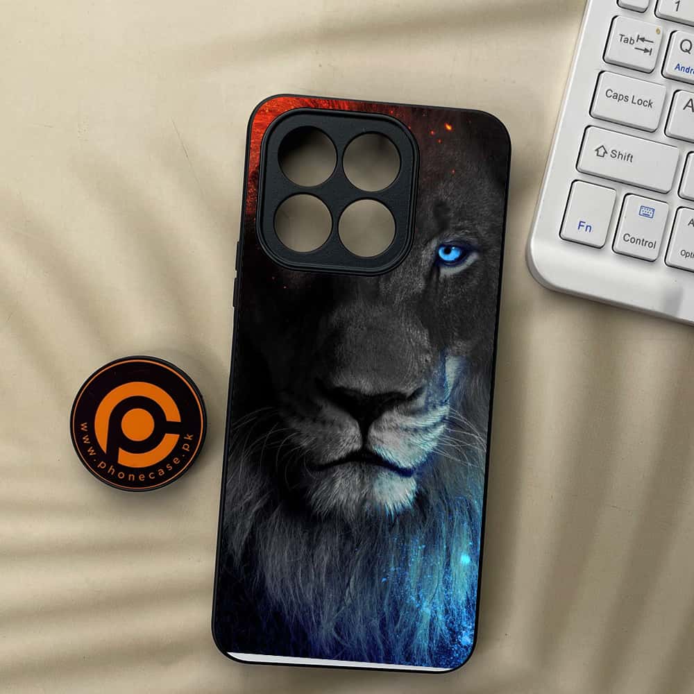 Honor X5b - Tiger Series - Premium Metal  Printed soft Bumper shock Proof Case