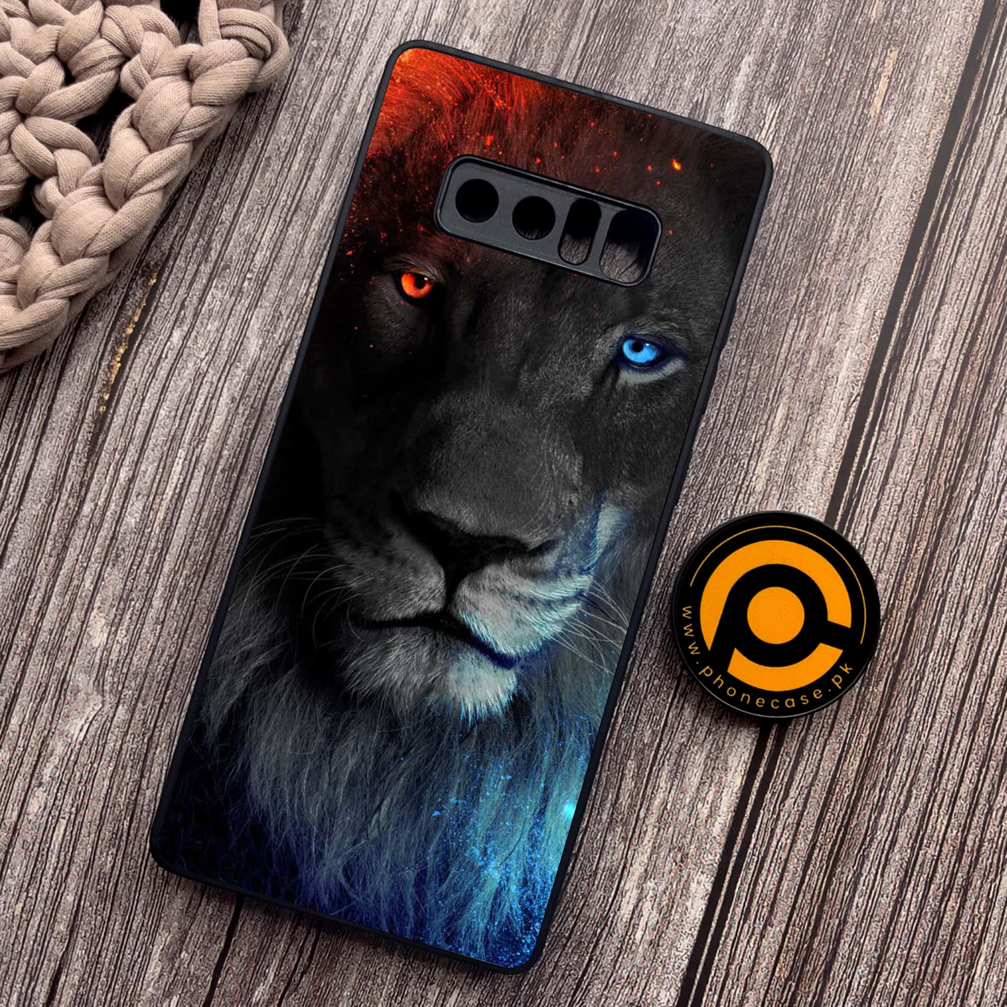 Samsung Galaxy Note 8 Tiger Art  Series Premium Metal Printed soft Bumper shock Proof Case