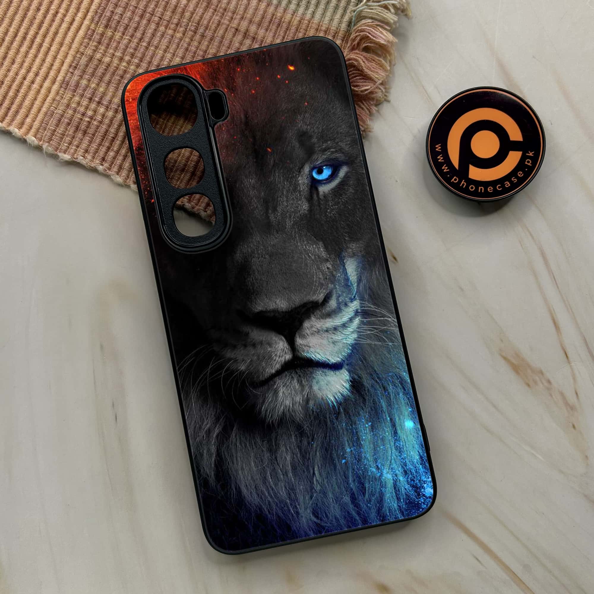 Vivo Y400 - Tiger Series - Premium Metal Printed soft Bumper shock Proof Case