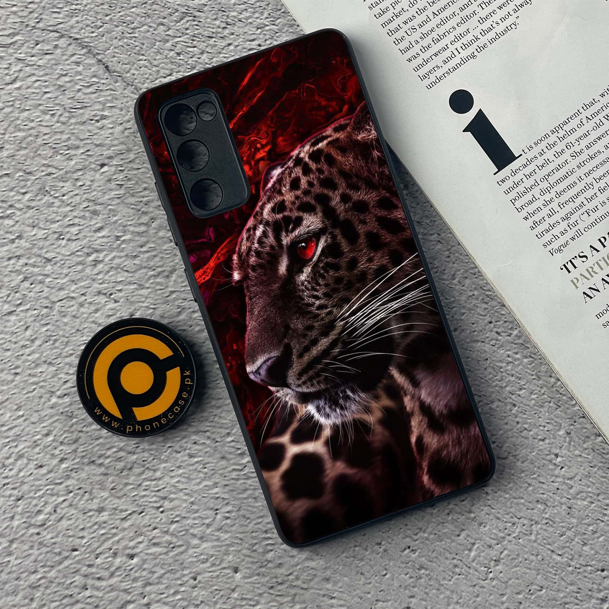 Samsung Galaxy S20 FE Tiger Art Series Premium Printed Glass soft Bumper shock Proof Case