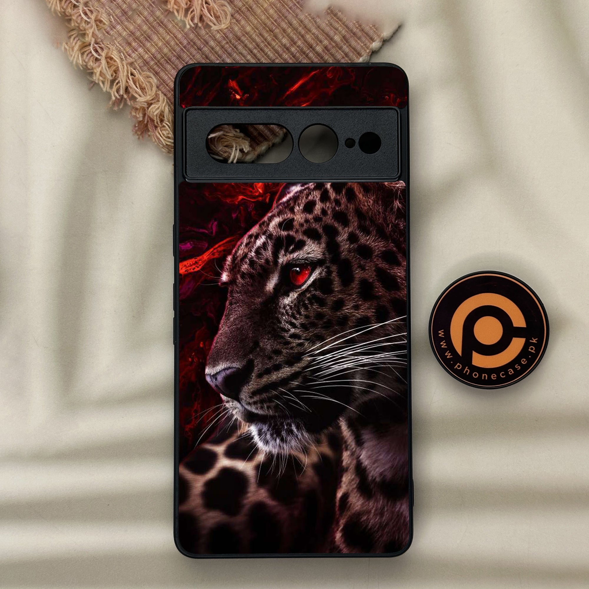 Google Pixel 7 Pro - Tiger Series - Premium Metal Printed soft Bumper Shock Proof Case