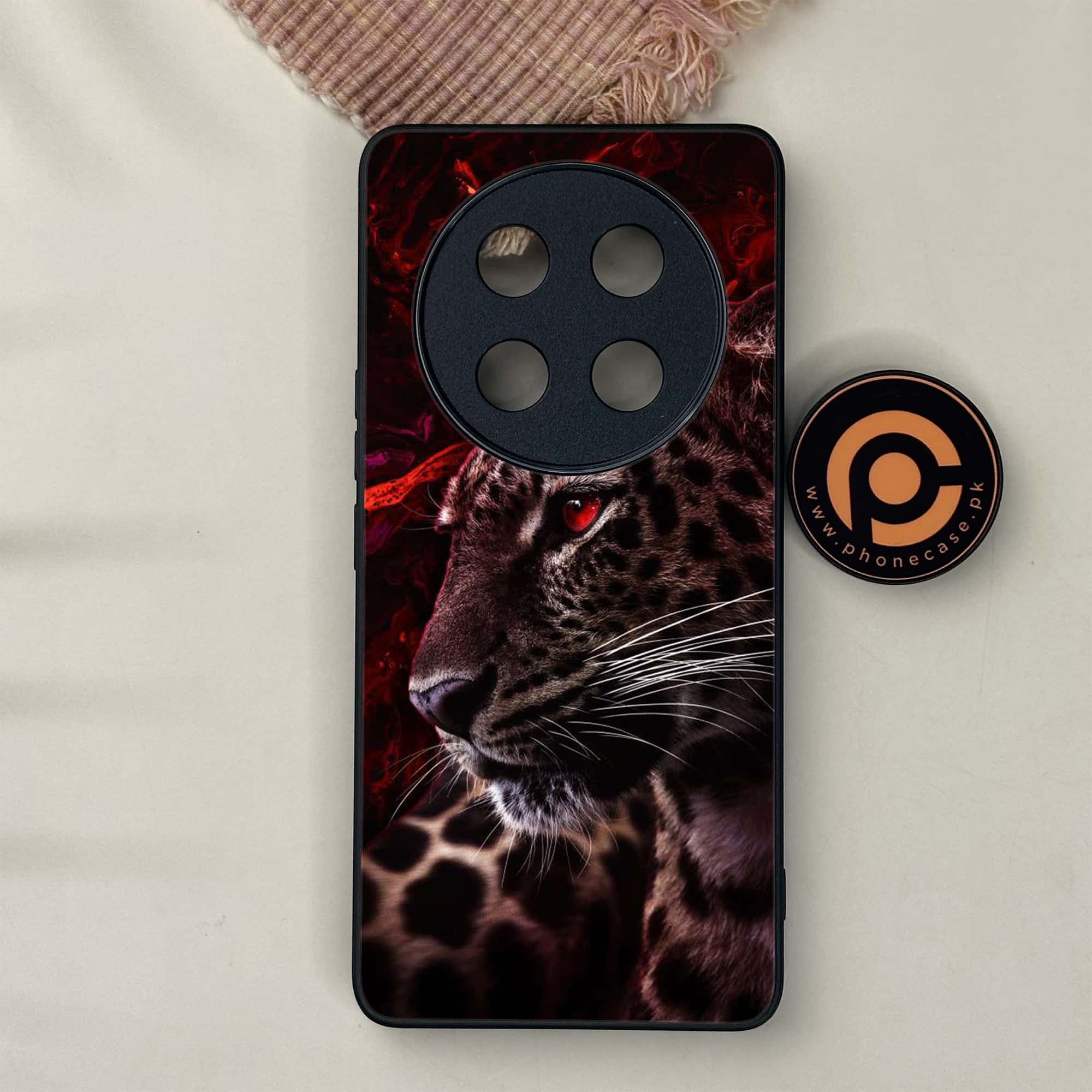 Honor X9c 5G - Tiger Series - Premium Metal Printed soft Bumper shock Proof Case