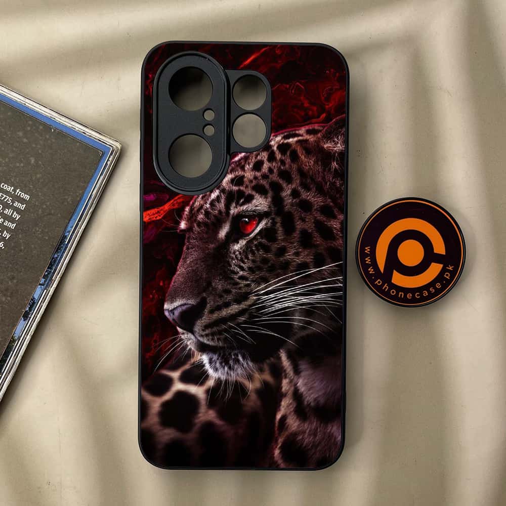 Vivo X200 FE - Tiger Series - Premium Metal Printed soft Bumper Shock Proof Case