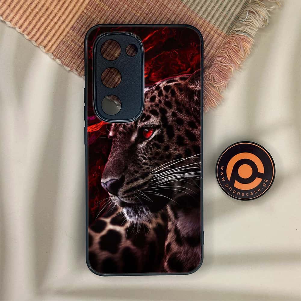 Tecno Spark 40 Pro Plus - Tiger Series - Premium Metal Printed soft Bumper shock Proof Case