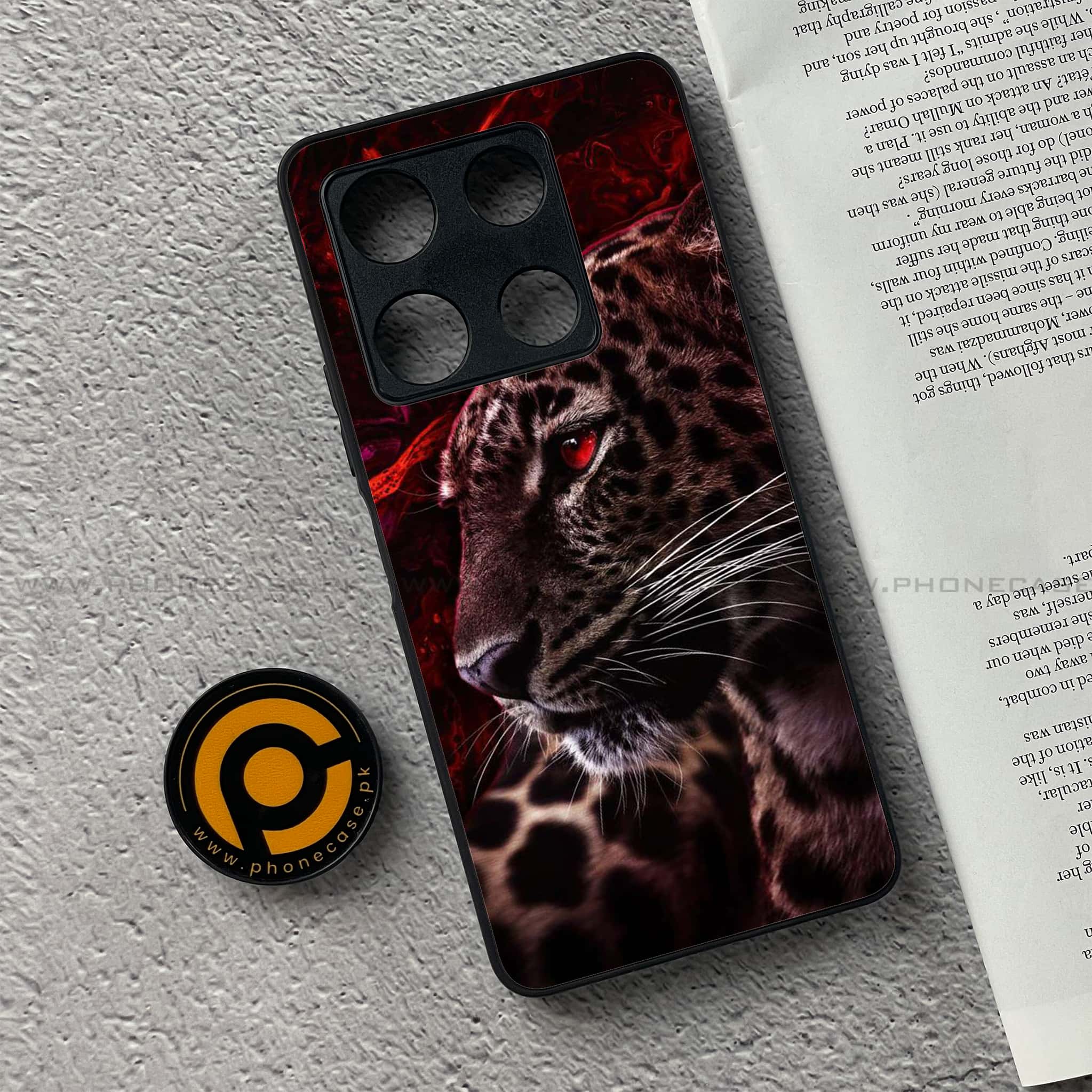 Infinix Note 30 Pro - Tiger Series - Premium Metal Printed soft Bumper shock Proof Case