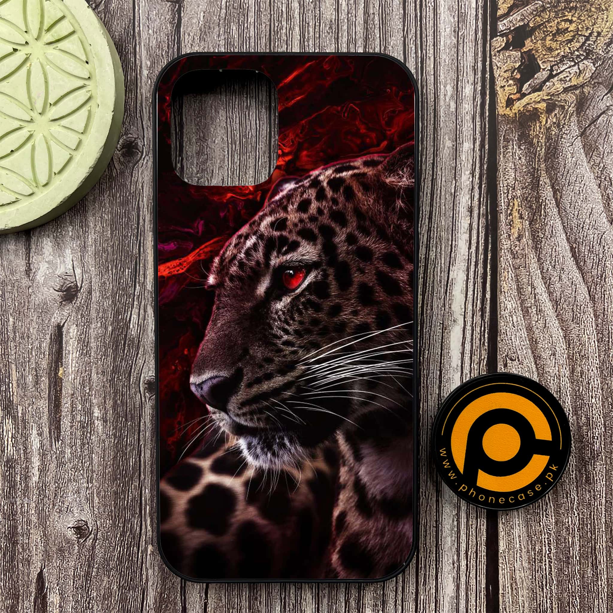 iPhone 12 - Tiger Art Series - Premium Metal Printed soft Bumper shock Proof Case