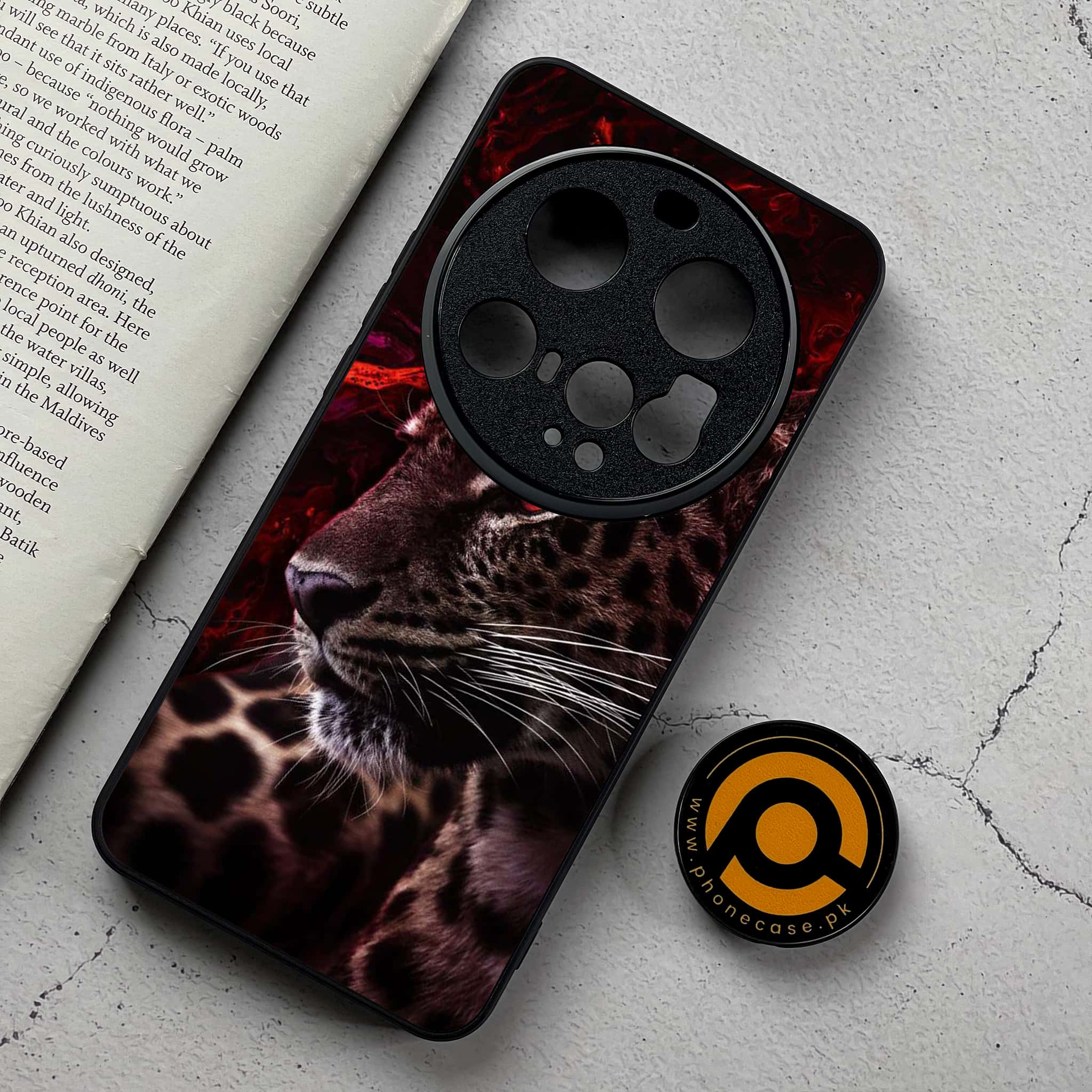 Xiaomi 15 Ultra - Tiger Series - Premium Metal Printed Soft Bumper Shockproof Case
