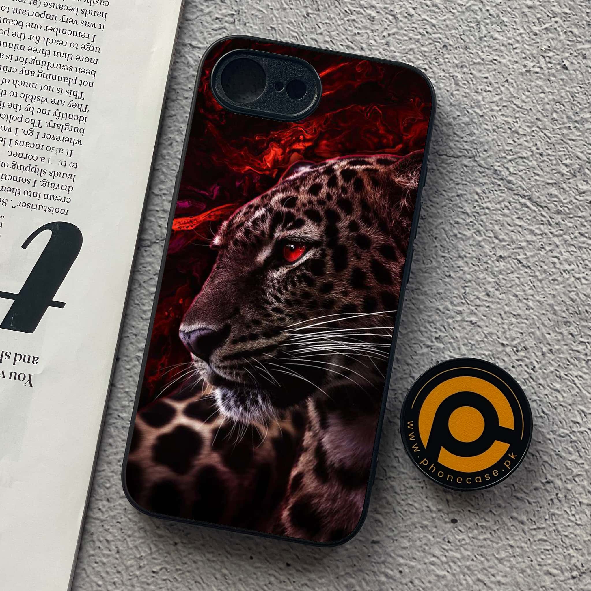 iPhone 16e - Tiger Series - Premium Metal  Printed soft Bumper shock Proof Case