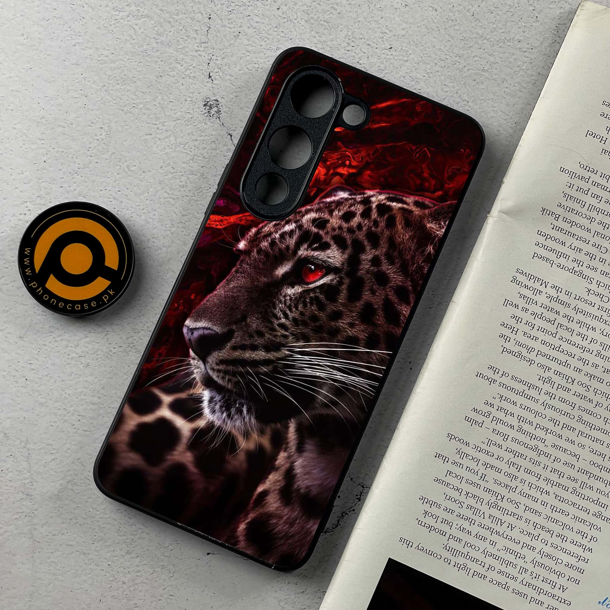 Vivo Y04 - Tiger Series - Premium Metal Printed Soft Bumper Shockproof Case