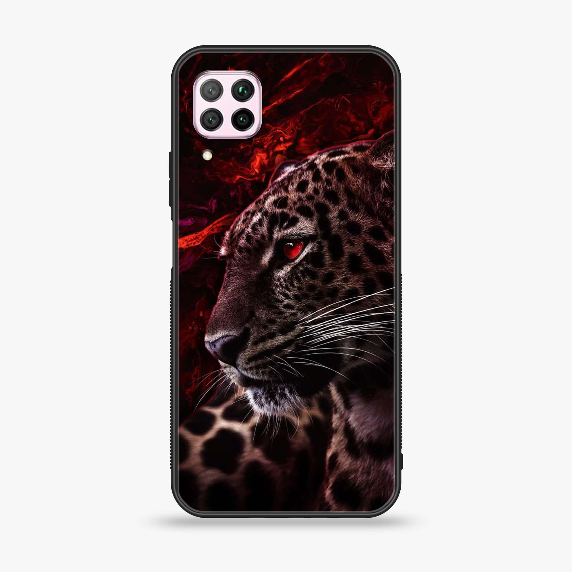 Huawei Nova 7i - Tiger Art Series - Premium Printed Glass soft Bumper shock Proof Case