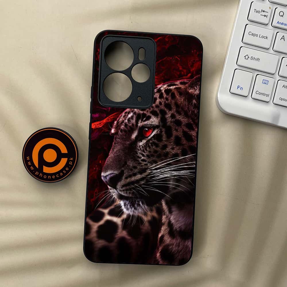 Realme 14T 5G - Tiger Series - Premium Metal Printed soft Bumper Shock Proof Case