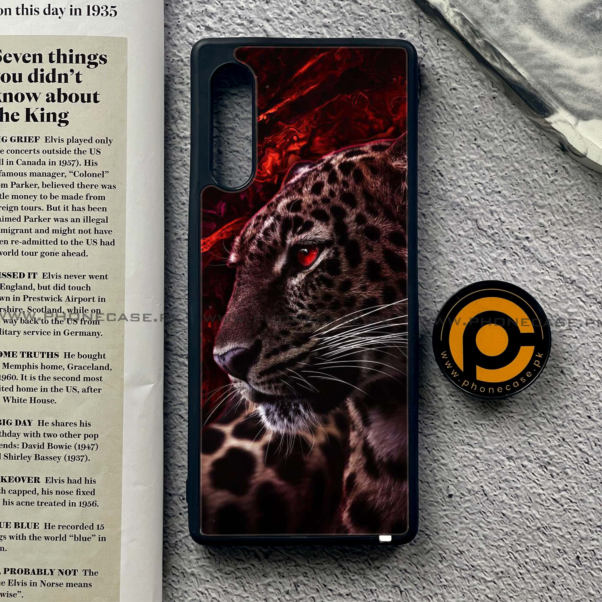 LG G9 - Tiger Series - Premium Metal Printed soft Bumper shock Proof Case