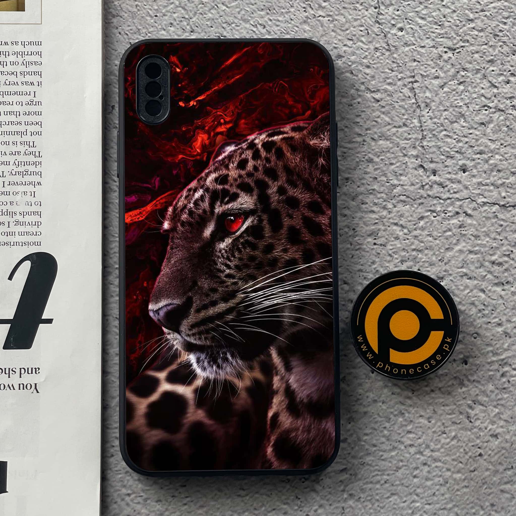 iPhone XS Max - Tiger Art Series - Premium Metal Printed soft Bumper shock Proof Case