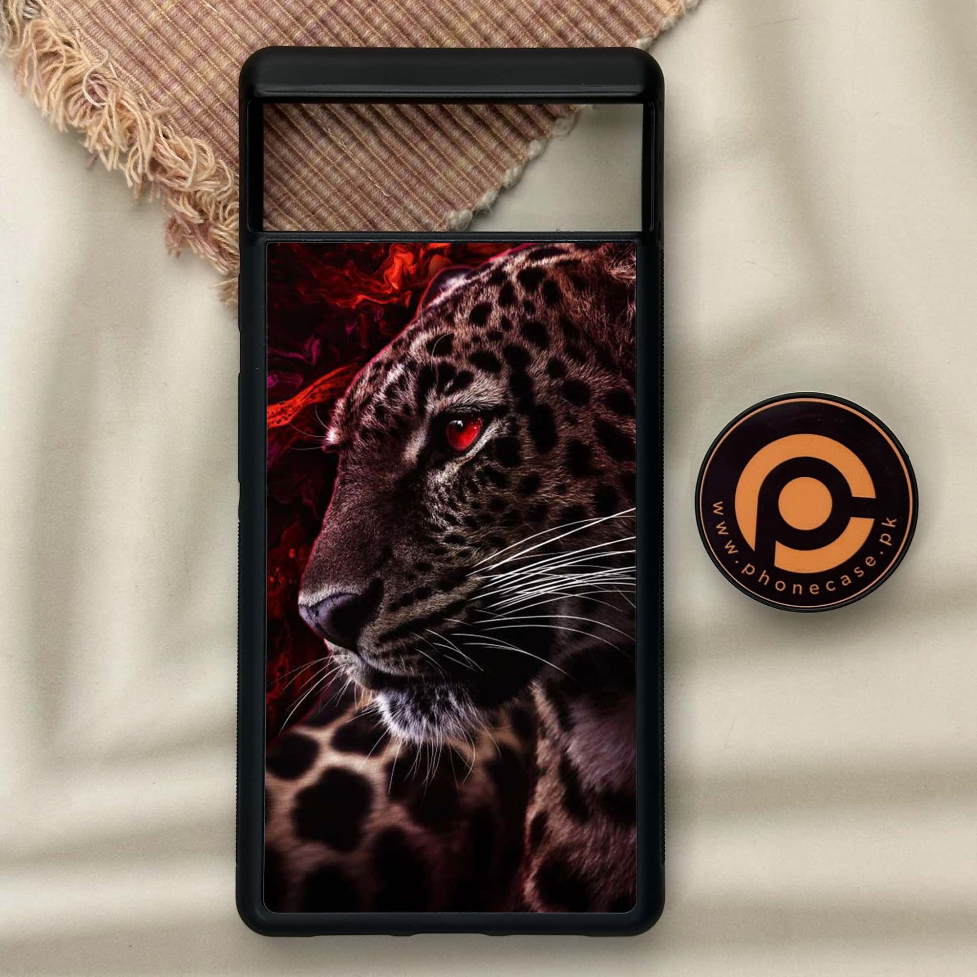 Google Pixel 6 - Tiger Series - Premium Metal Printed soft Bumper Shock Proof Case