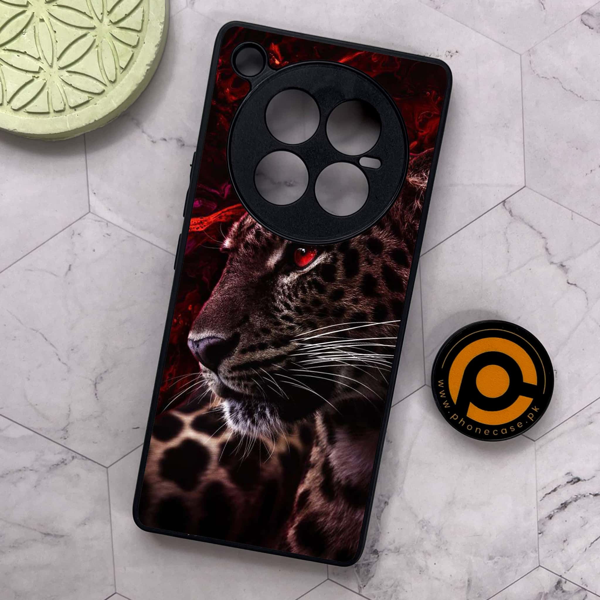 Infinix Zero 40 5G - Tiger Series - Premium Metal Printed soft Bumper shock Proof Case