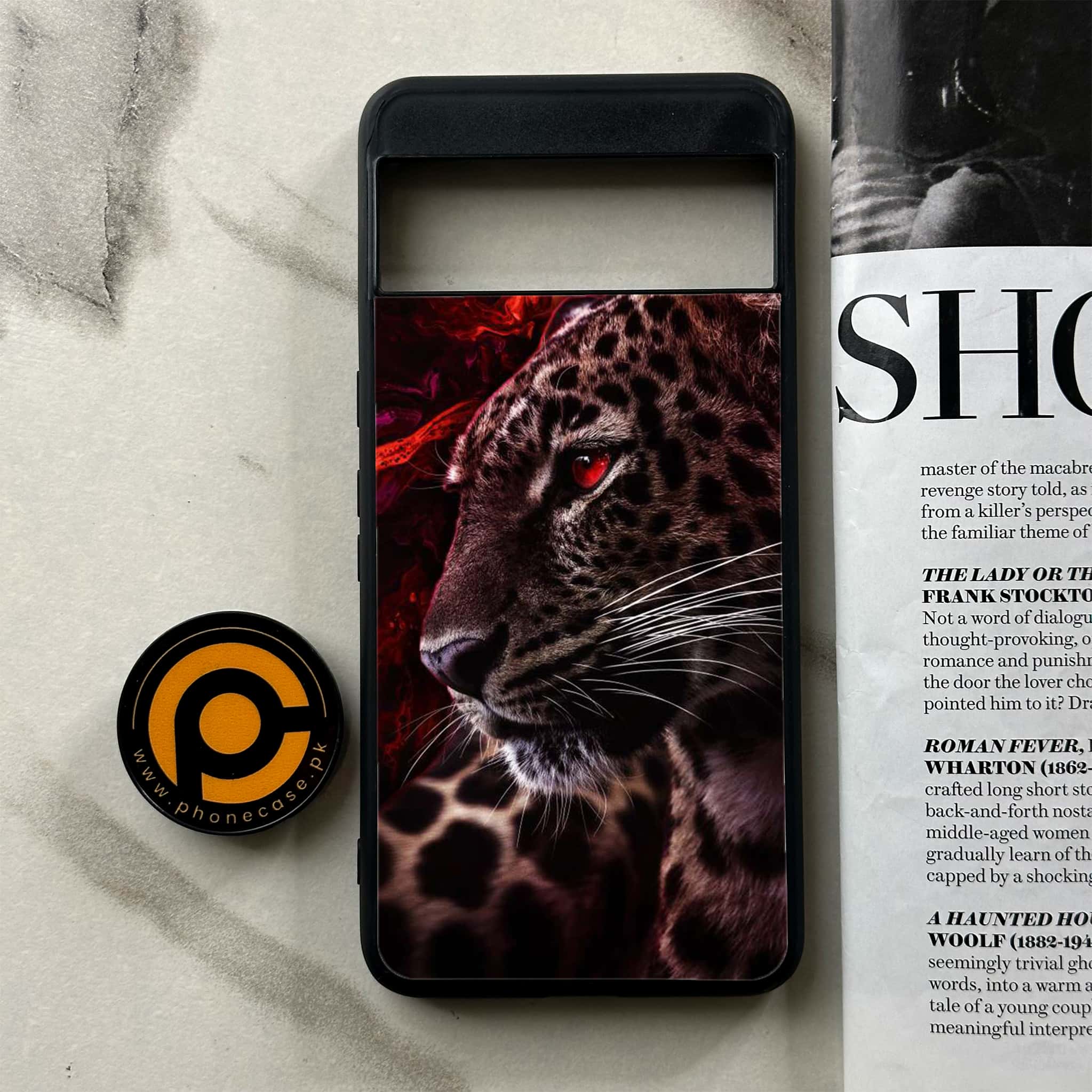 Google Pixel 8a - Tiger Series - Premium Printed soft Bumper Shock Proof Case