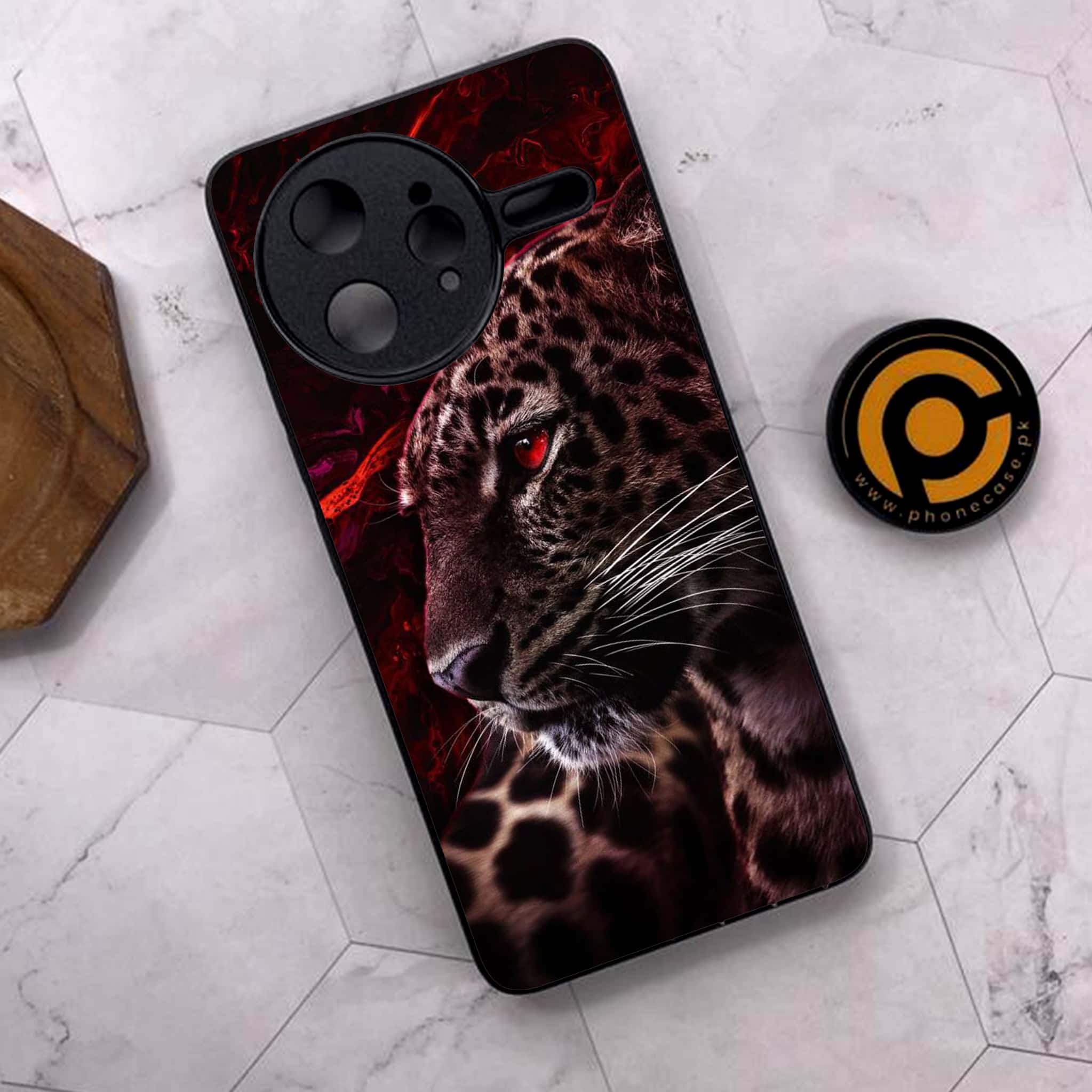 Xiaomi Poco F7 Ultra 5G - Tiger Series - Premium Metal Printed soft Bumper shock Proof Case