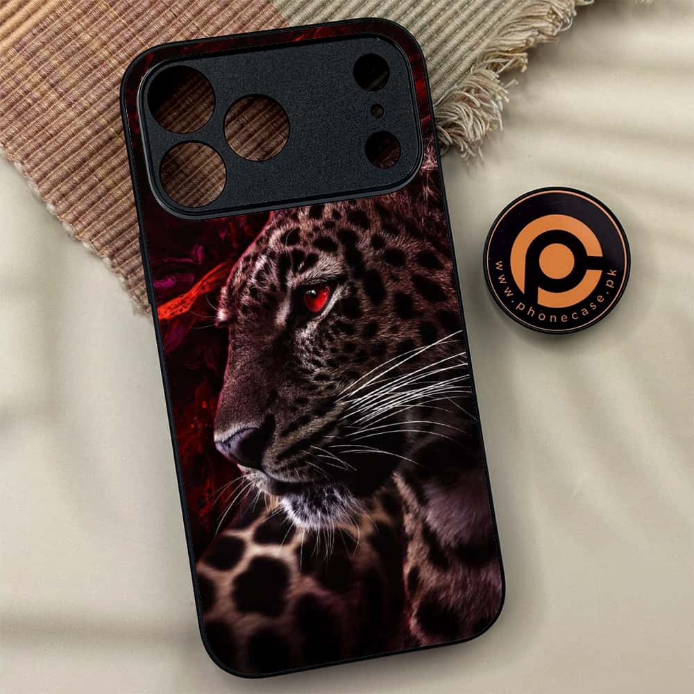 iPhone 17 Pro Max - Tiger Series - Premium Metal Printed soft Bumper shock Proof Case